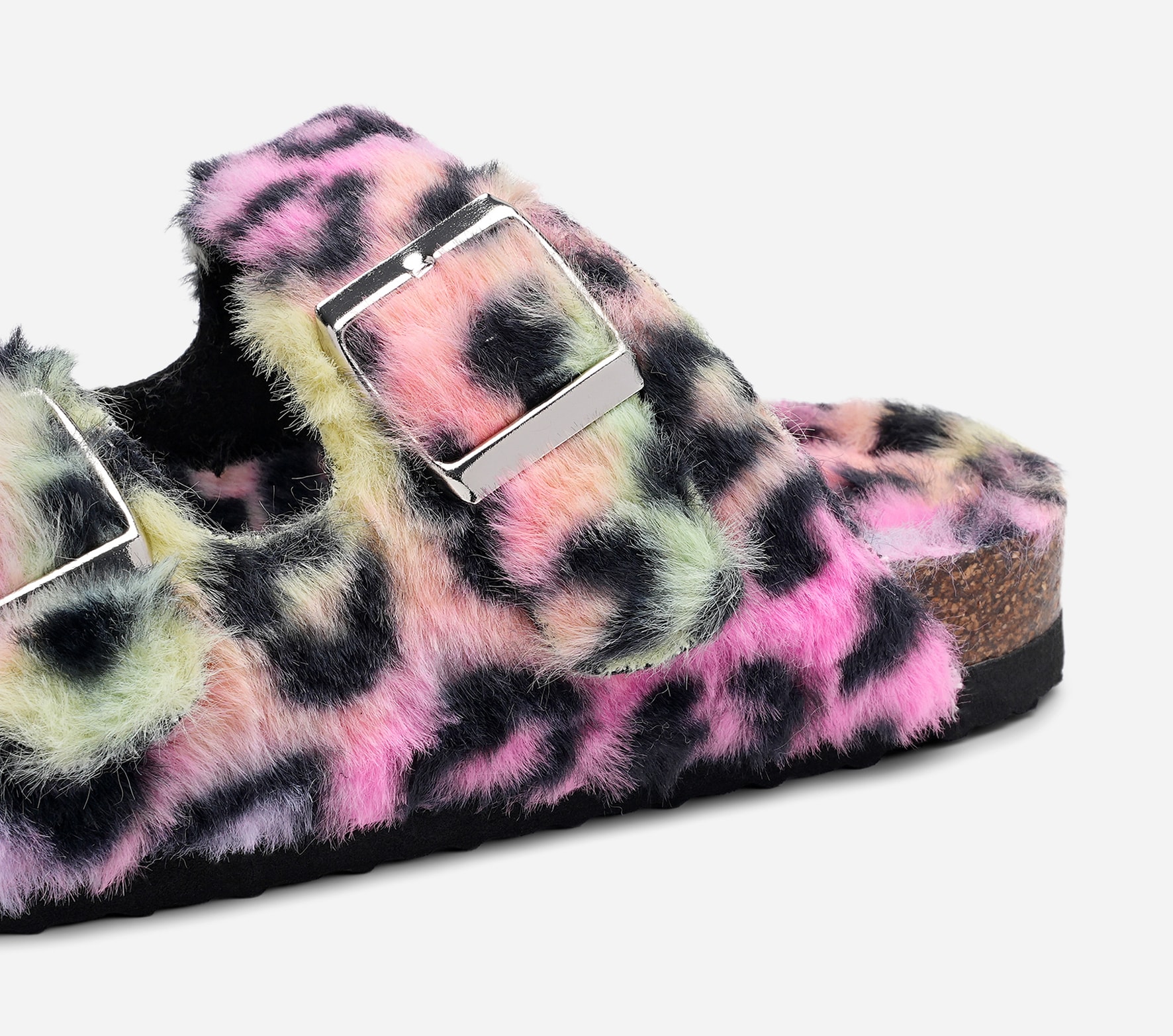 LEJON, Sandaler med spänne Flerfärgade