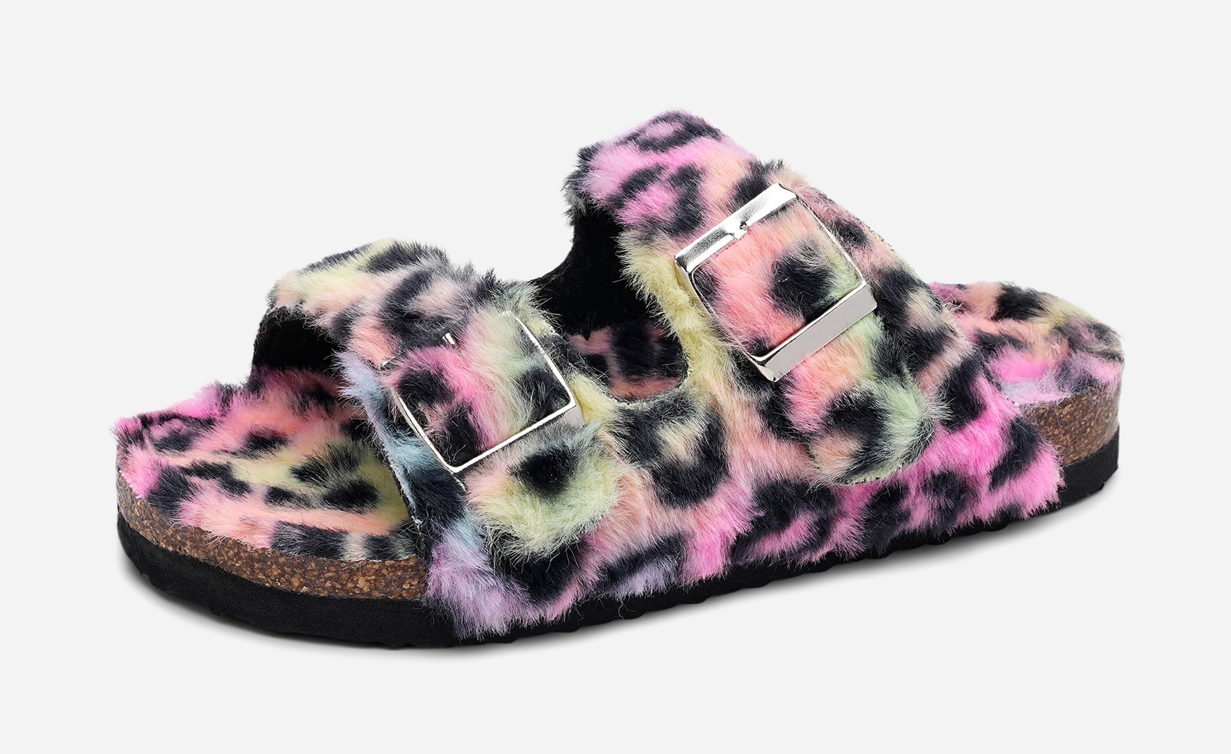 LEJON, Sandaler med spänne Flerfärgade