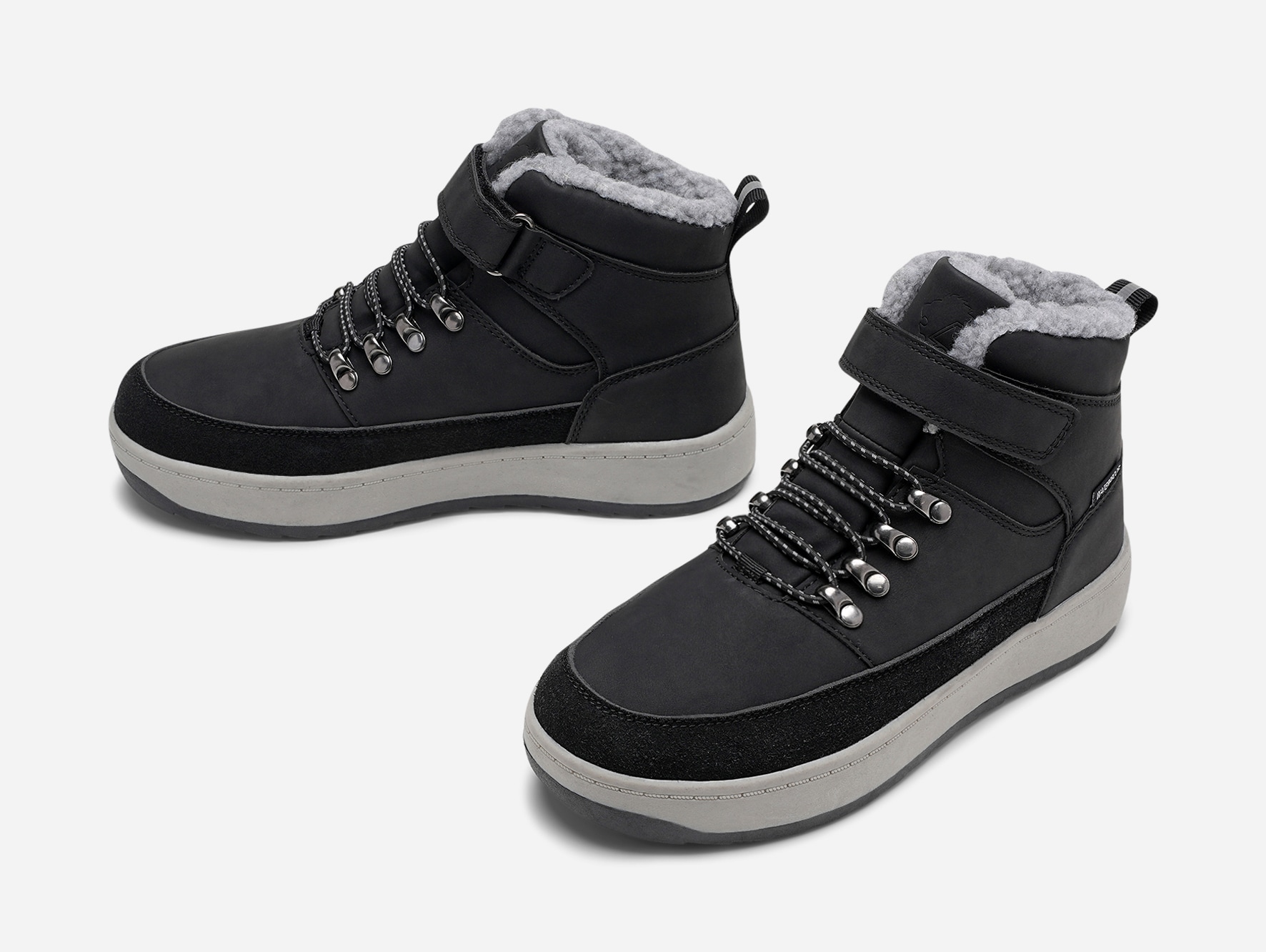 LEJON, Varmfodrade kängor waterproof Svarta