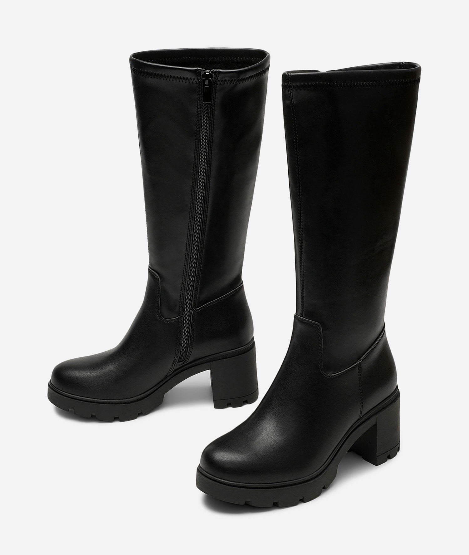 VOX, Stövlar med stretchskaft Svarta