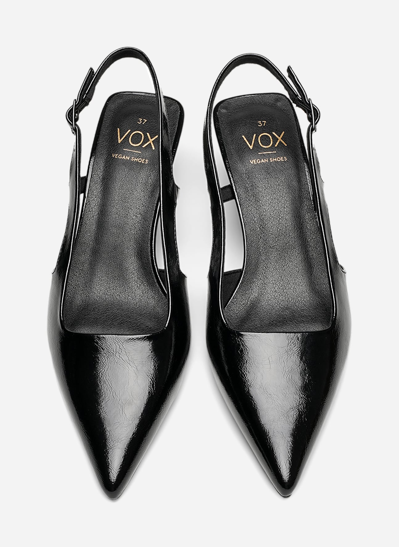 VOX, Pumps med slingback Svarta