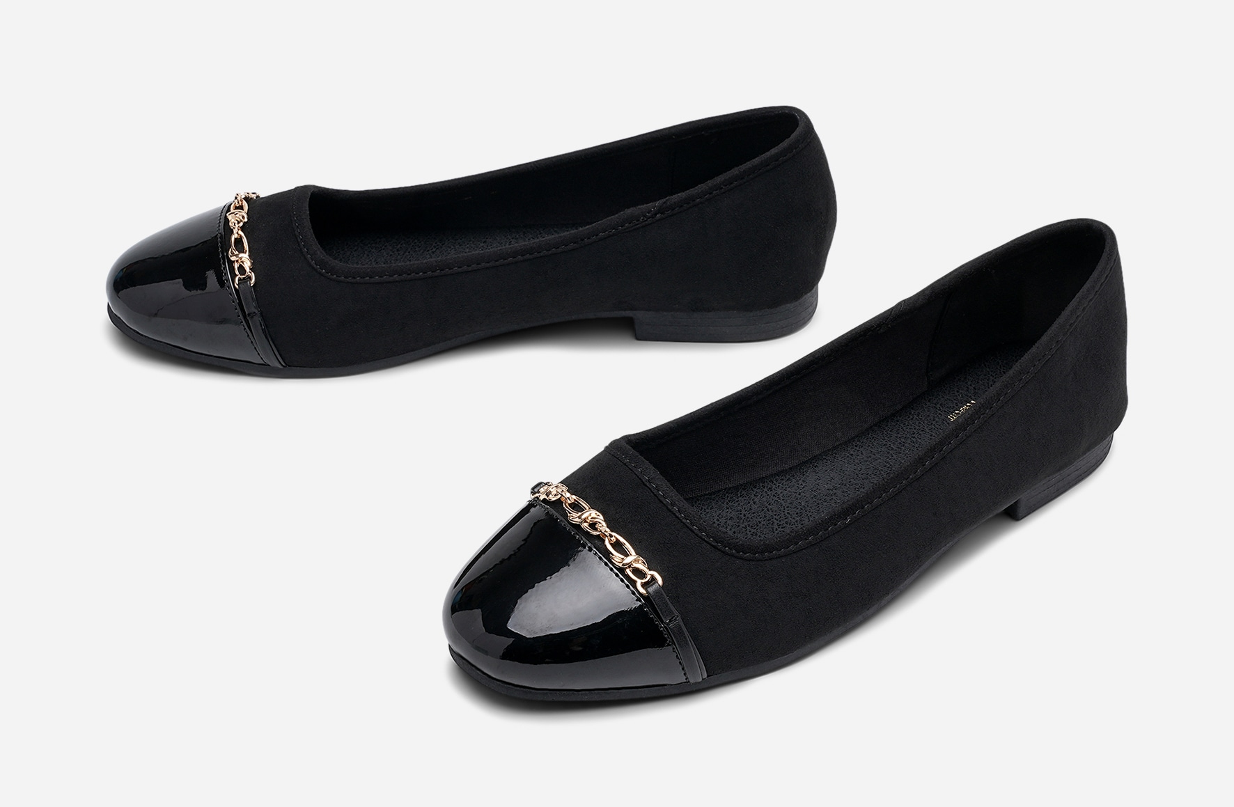 CLOU COMFORT, Ballerinaskor Svarta