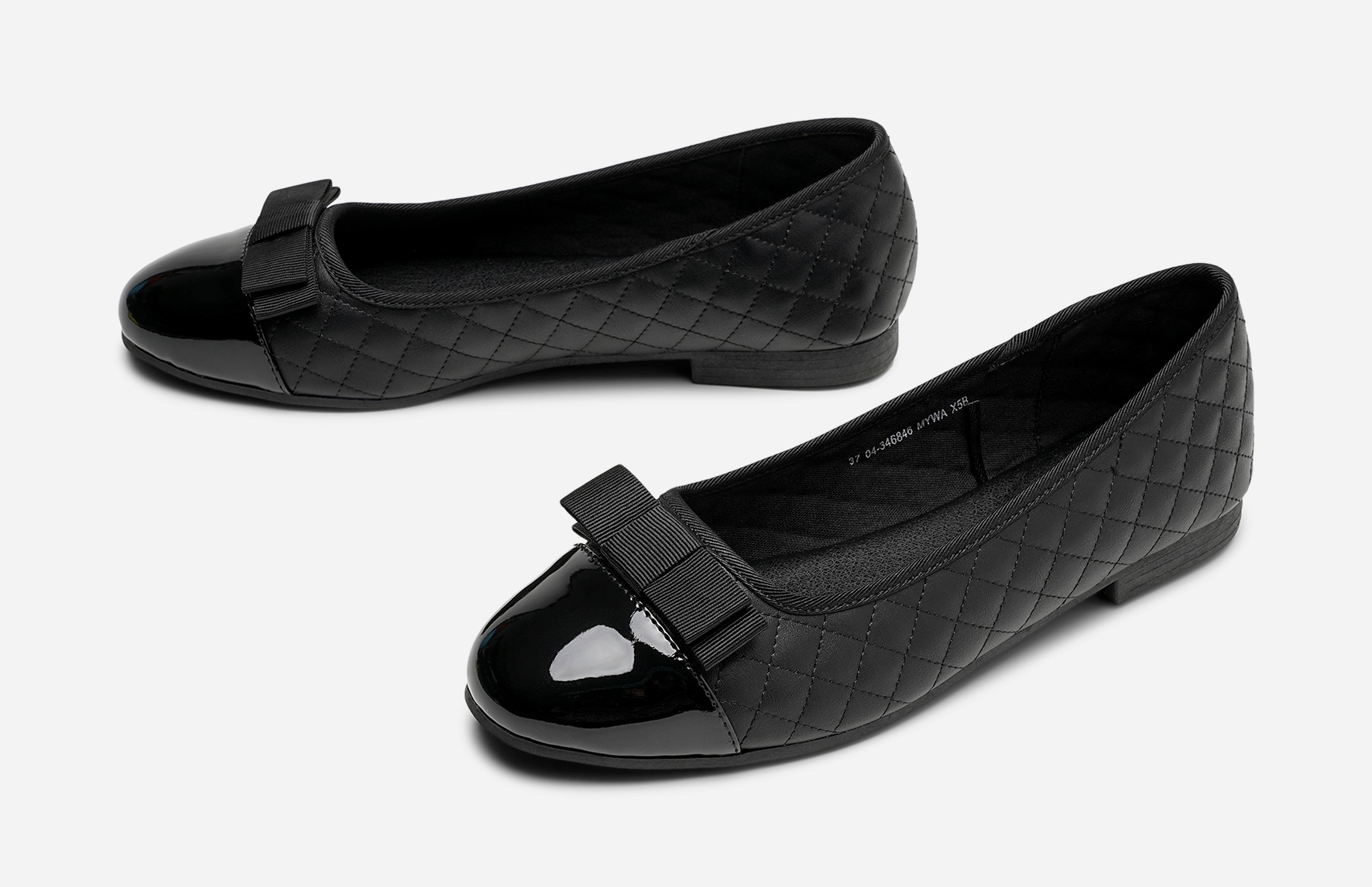 CLOU COMFORT, Ballerinaskor Svarta