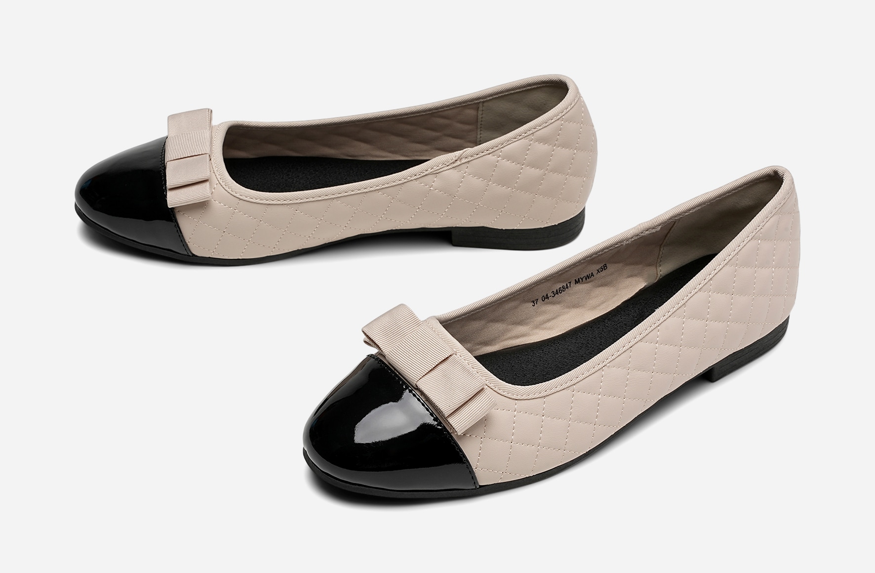 CLOU COMFORT, Ballerinaskor Beigea