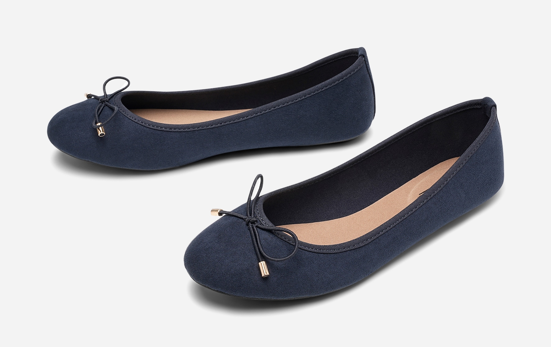 CLOU, Ballerinaskor Blåa