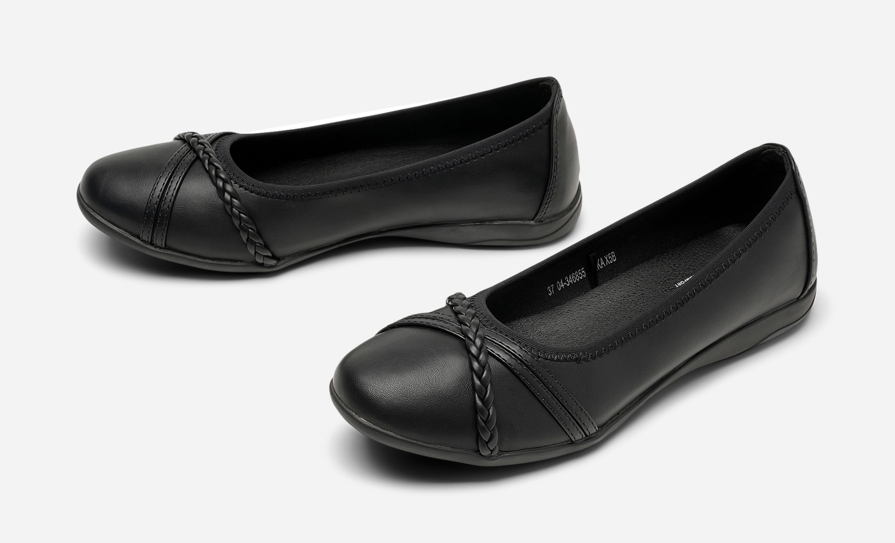 CLOU COMFORT, Ballerinaskor Svarta