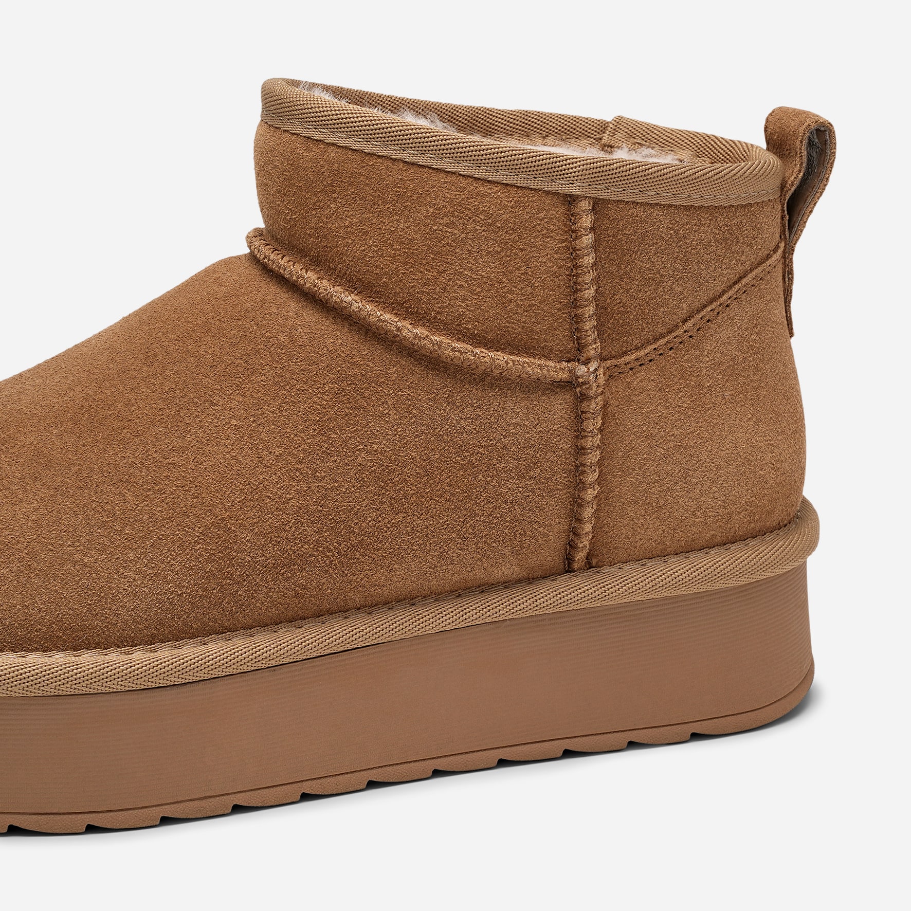CLOU, Varmfodrade boots Beigea