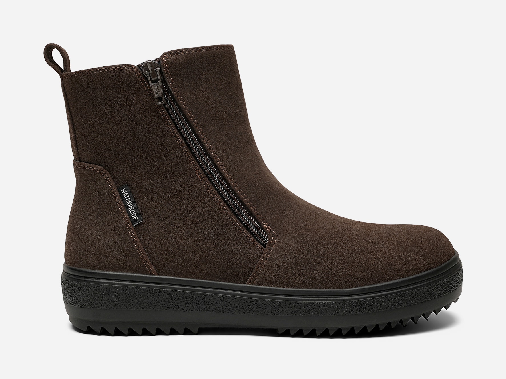 CLOU, Varmfodrade boots med inbyggd brodd Bruna