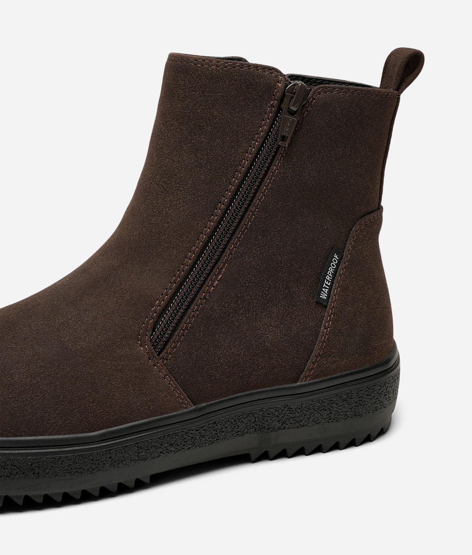 CLOU, Varmfodrade boots med inbyggd brodd Bruna