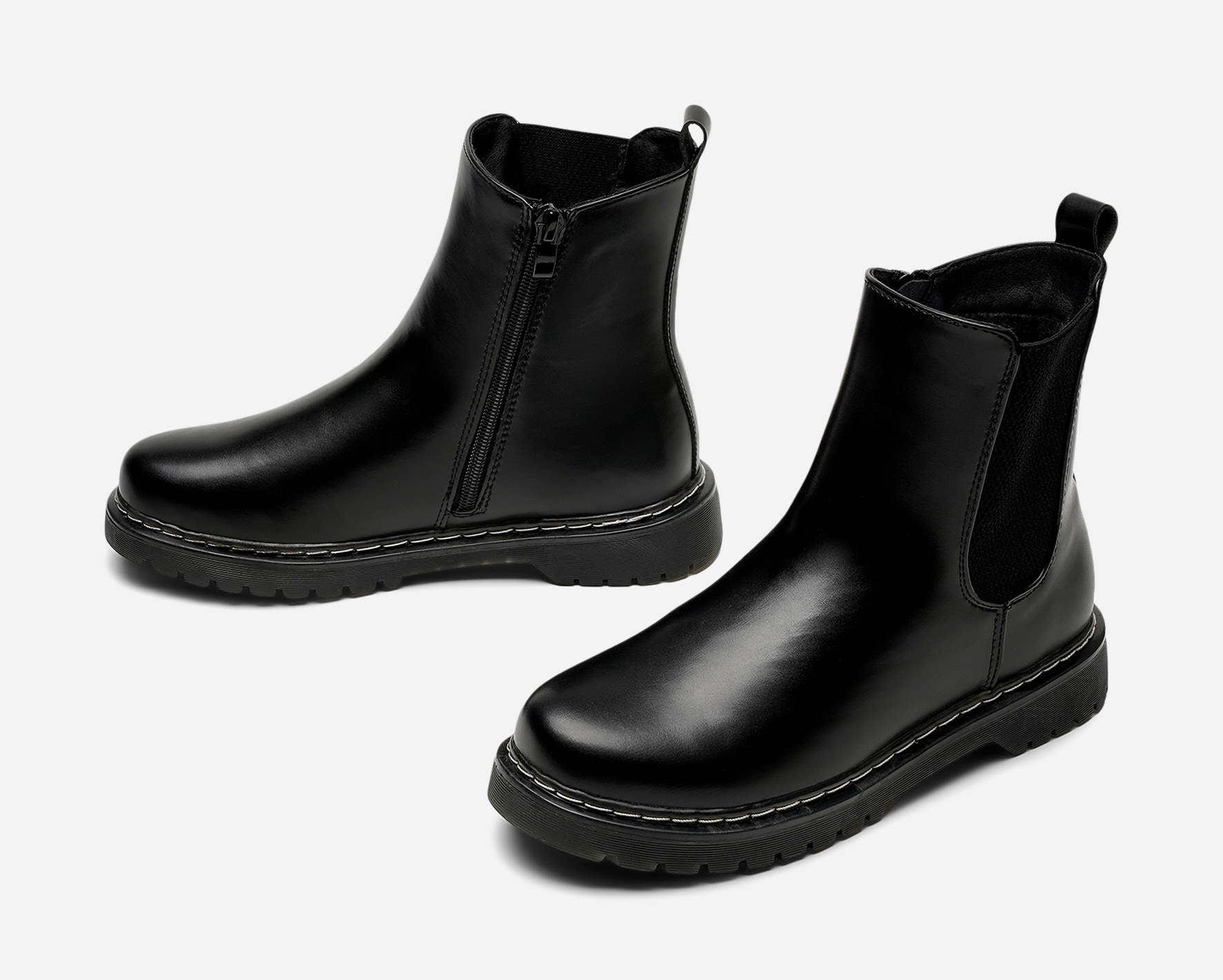 VOX, Varmfodrade chelseaboots Svarta