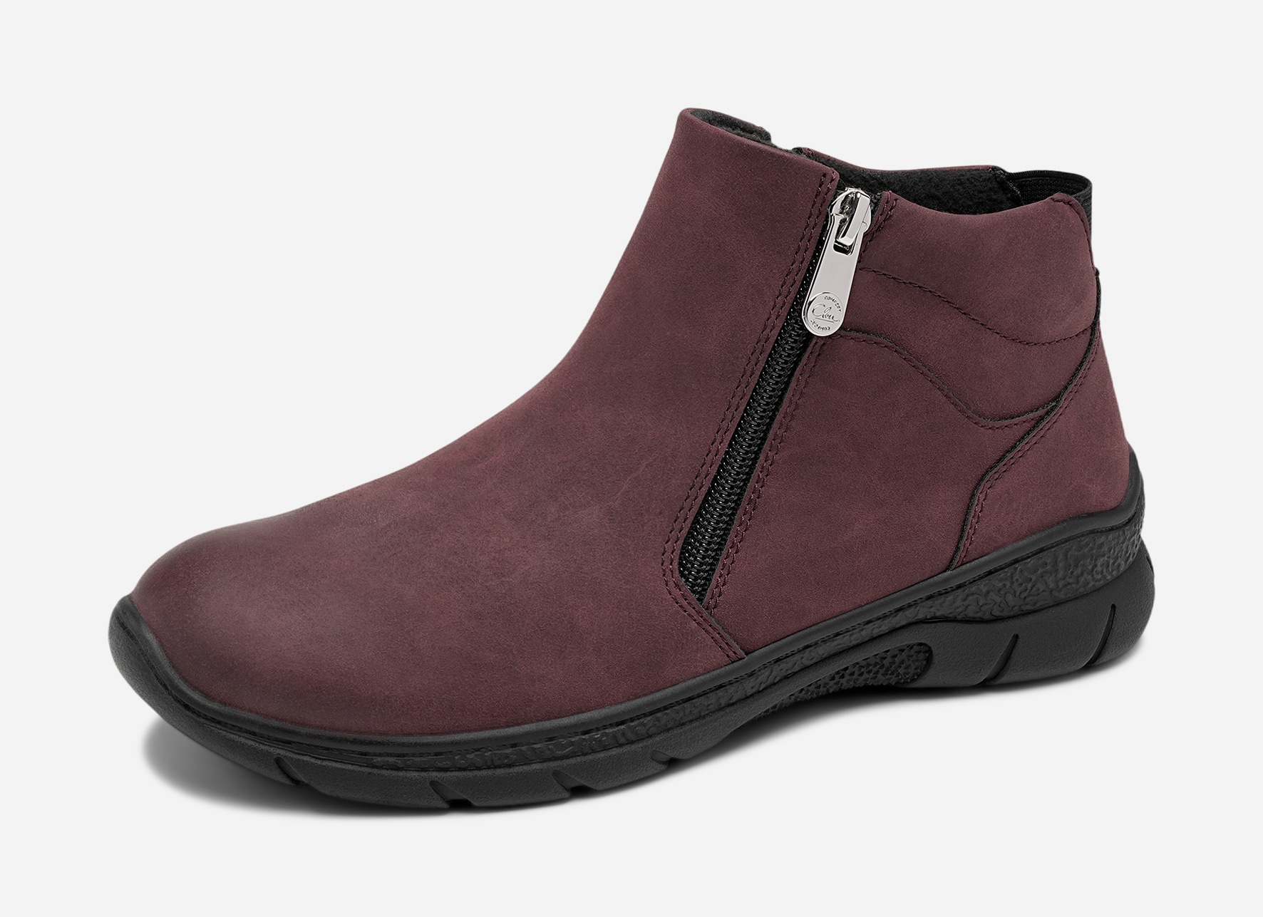 CLOU COMFORT, Boots med dragkedja Lila