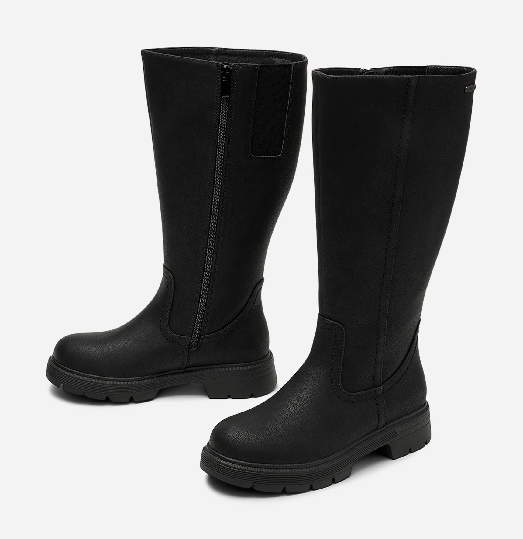 CLOU, Varmfodrade stövlar med inbyggd brodd Svarta