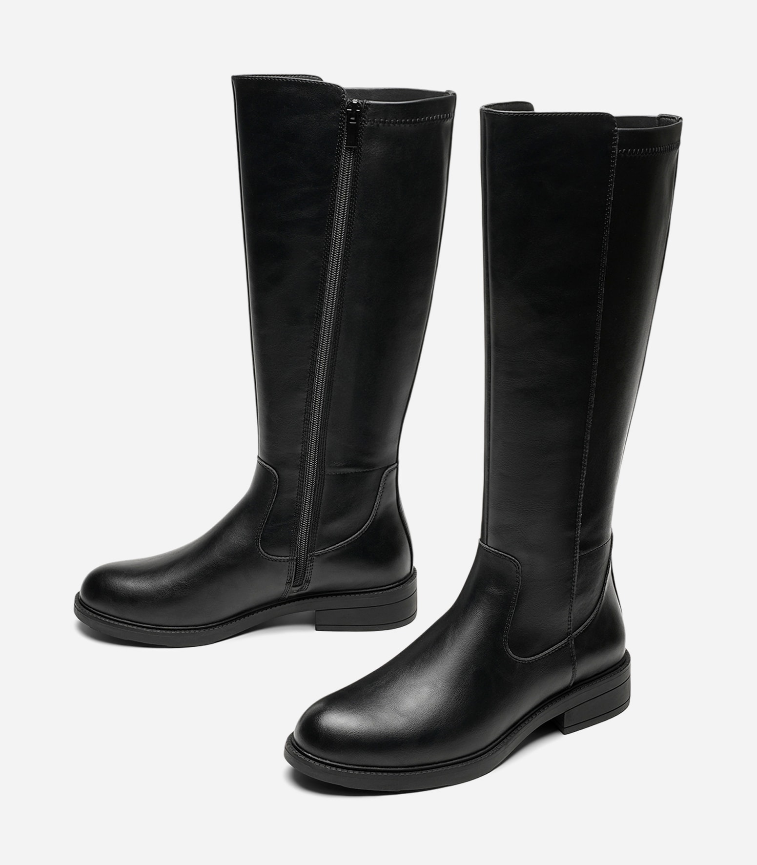 CLOU, Stövlar med stretchskaft Svarta