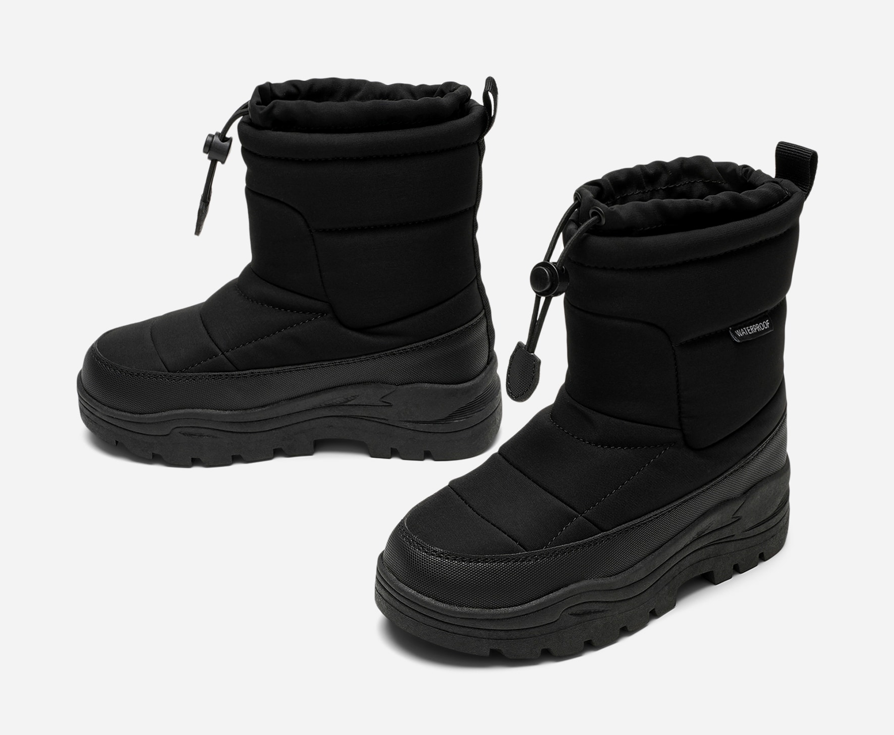 LEJON, Varmfodrade kängor waterproof Svarta