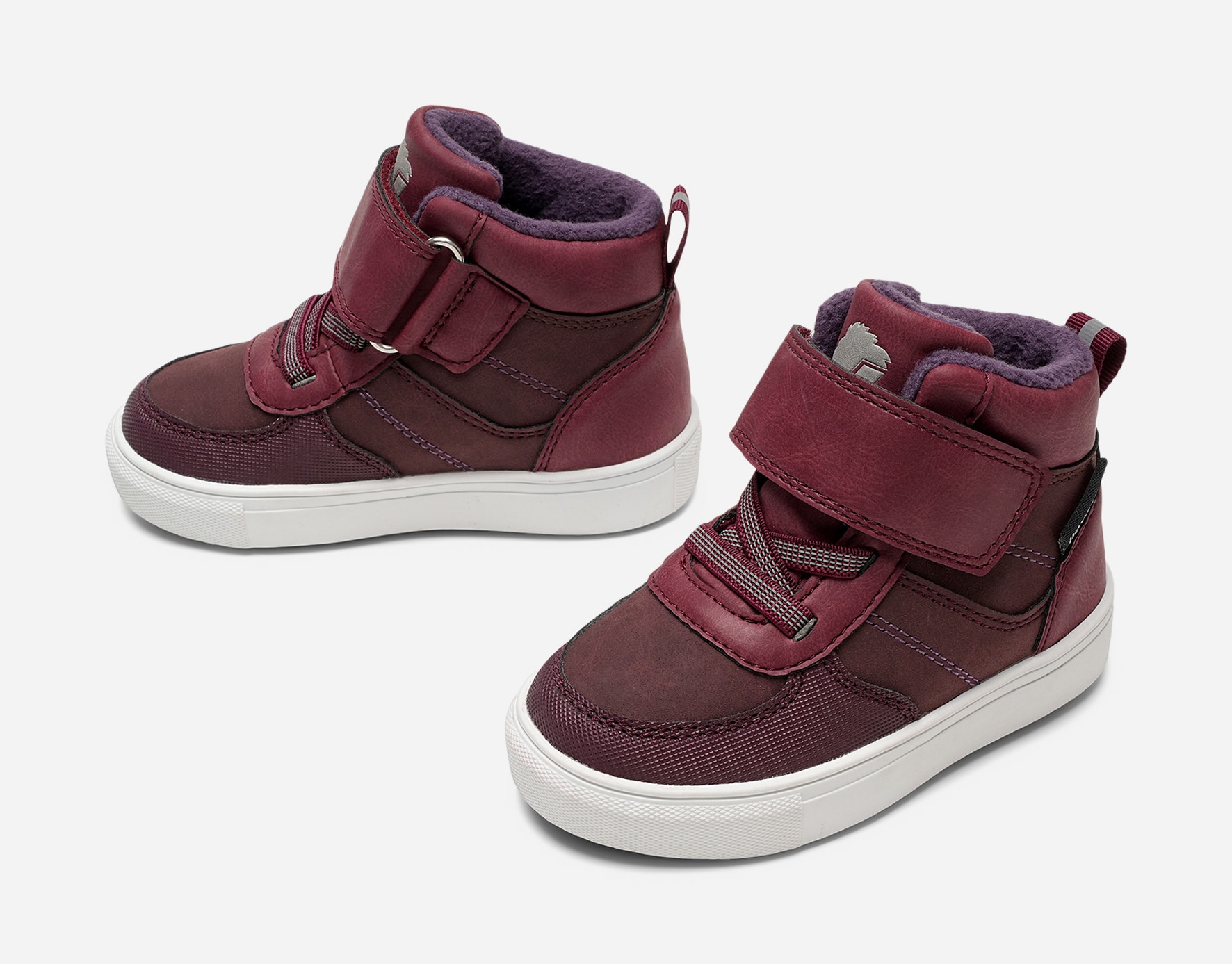 LEJON, Fleecefodrade kängor waterproof Röda