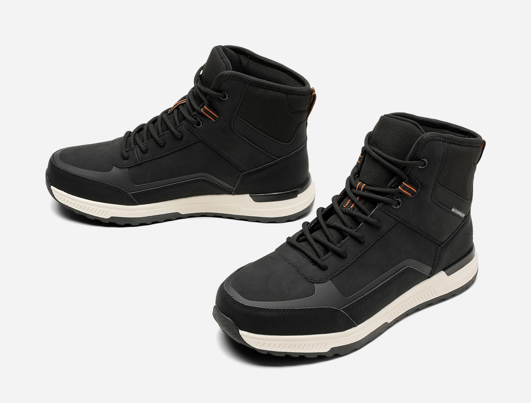 LEJON, Fleecefodrade kängor waterproof Svarta