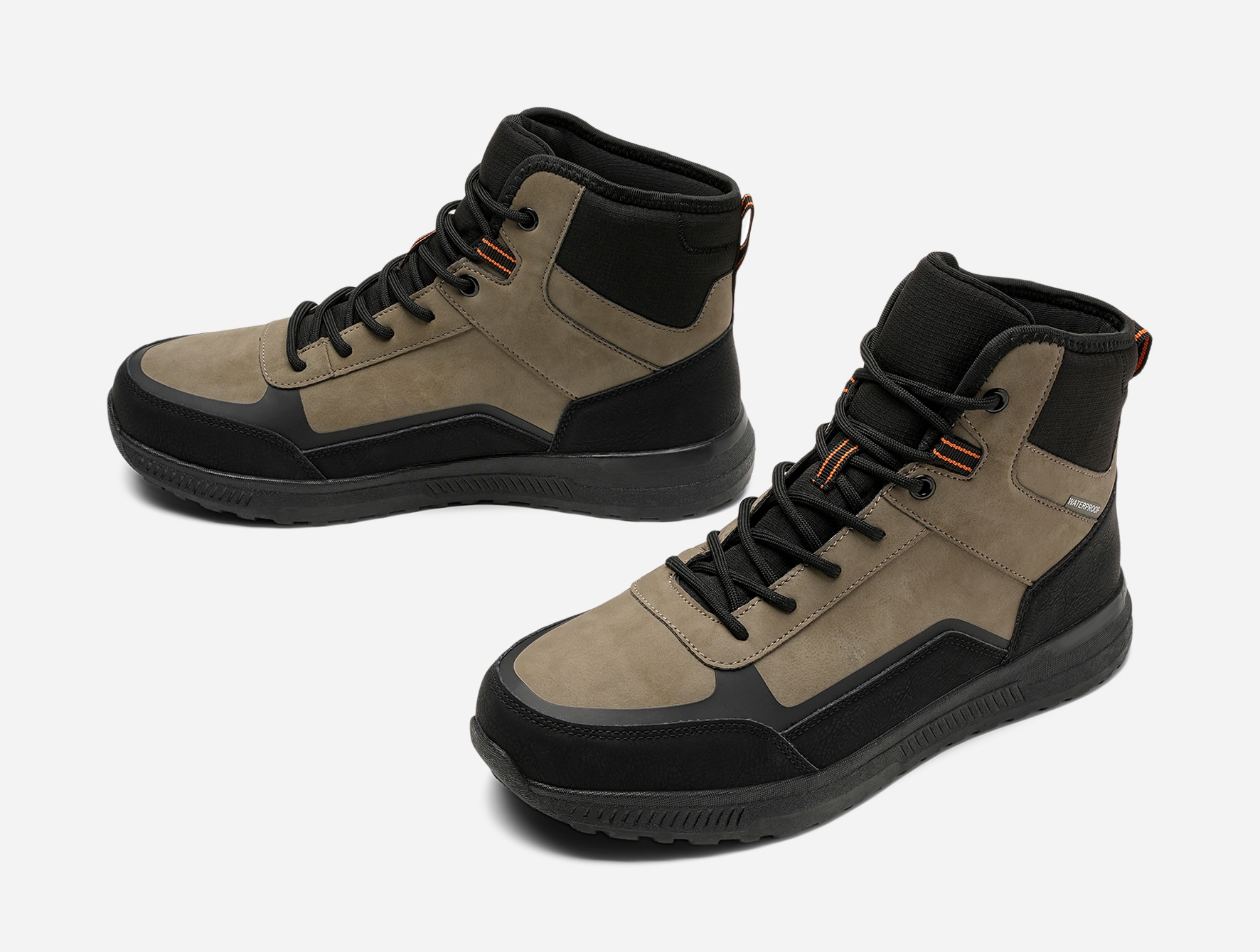 LEJON, Fleecefodrade kängor waterproof Gröna