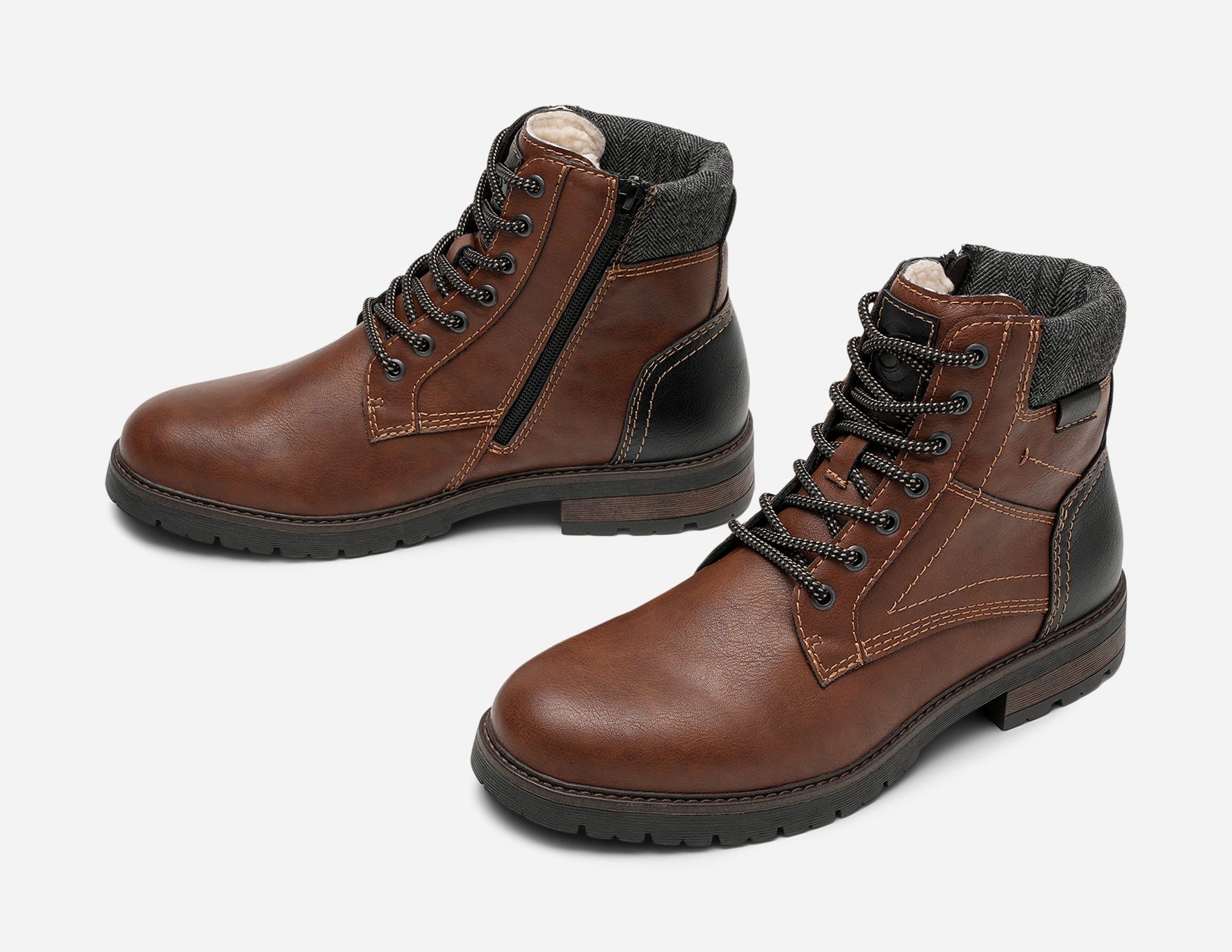 STEPSIDE, Kängor Bruna