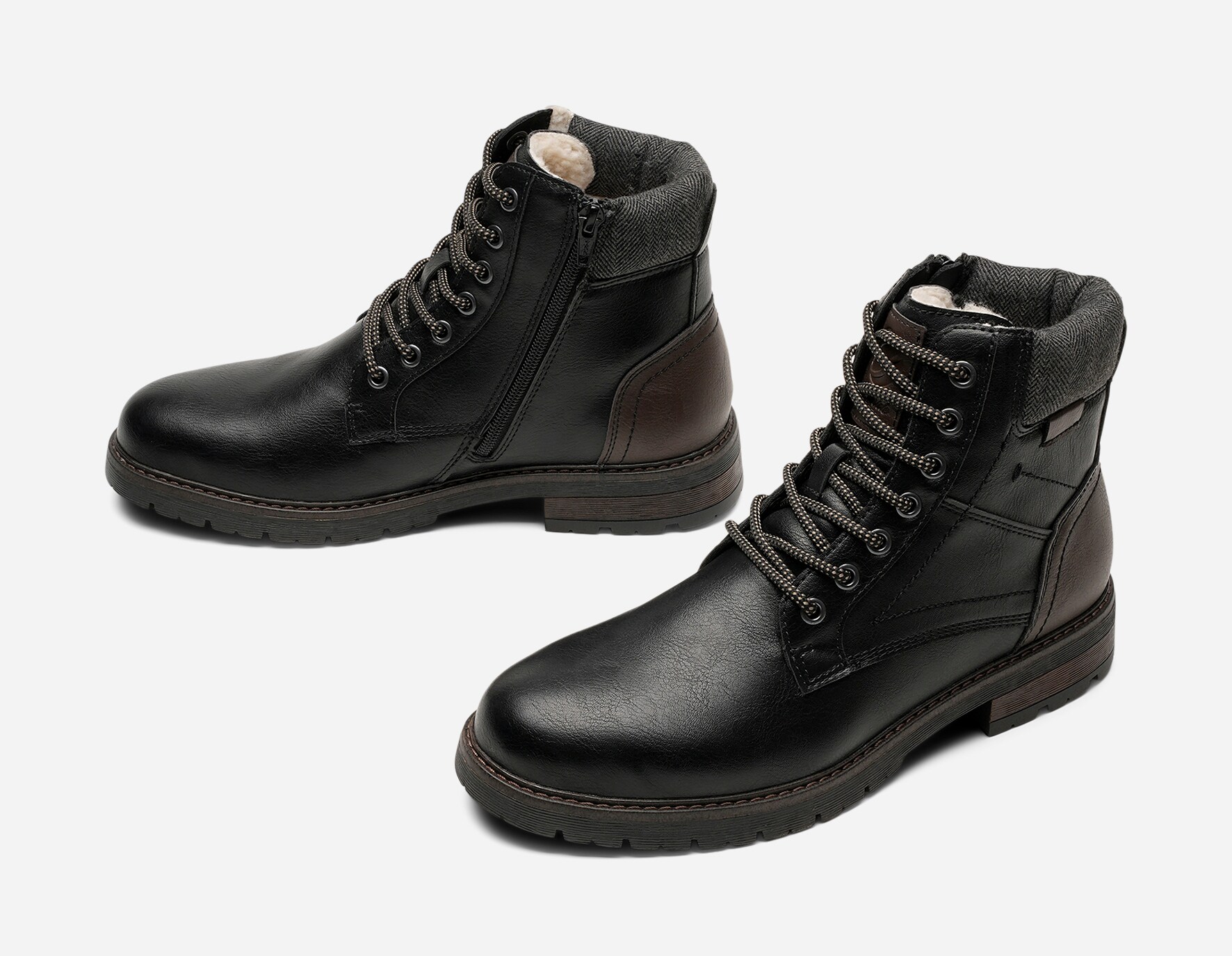 STEPSIDE, Kängor Svarta