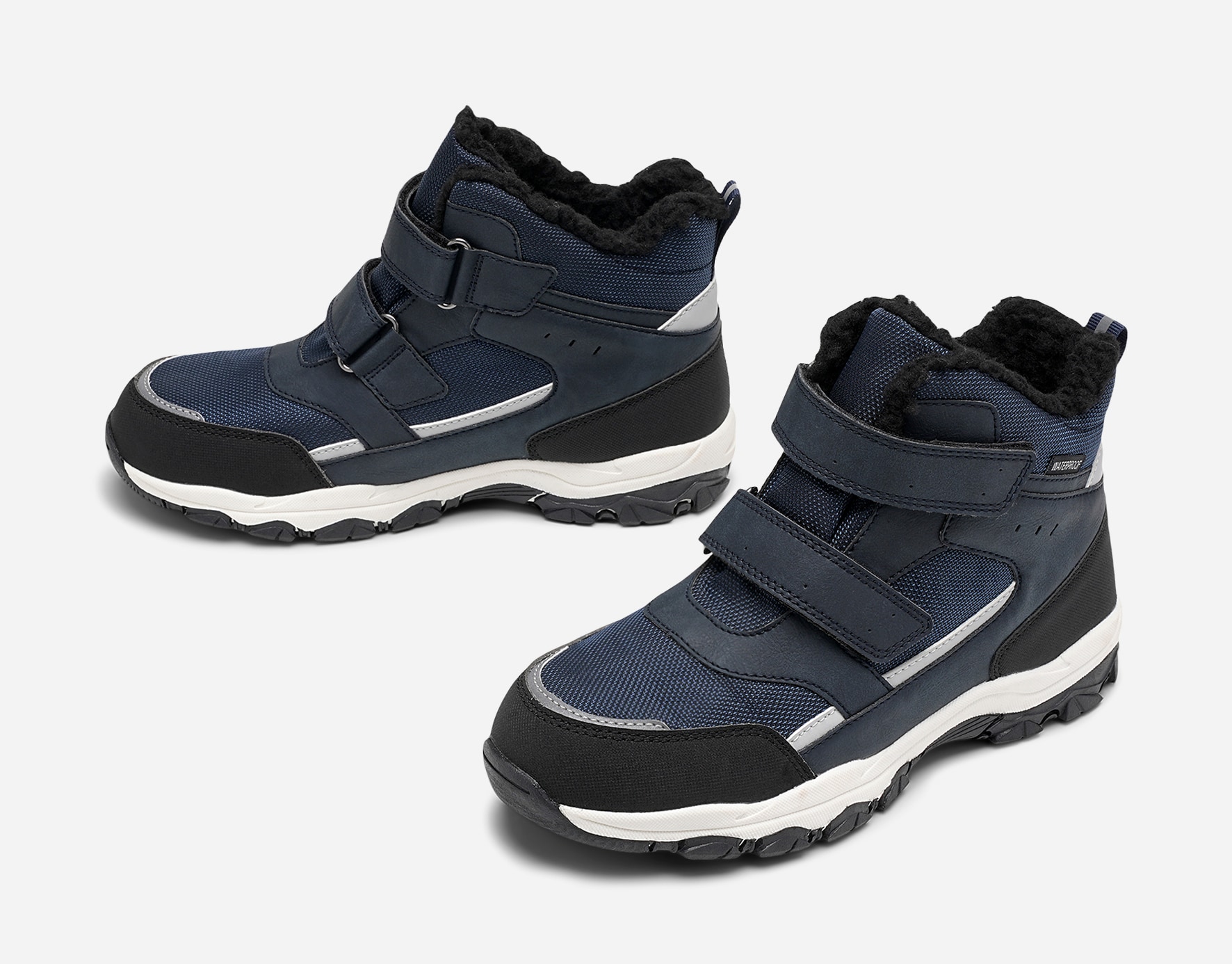 LEJON, Varmfodrade kängor waterproof Blåa