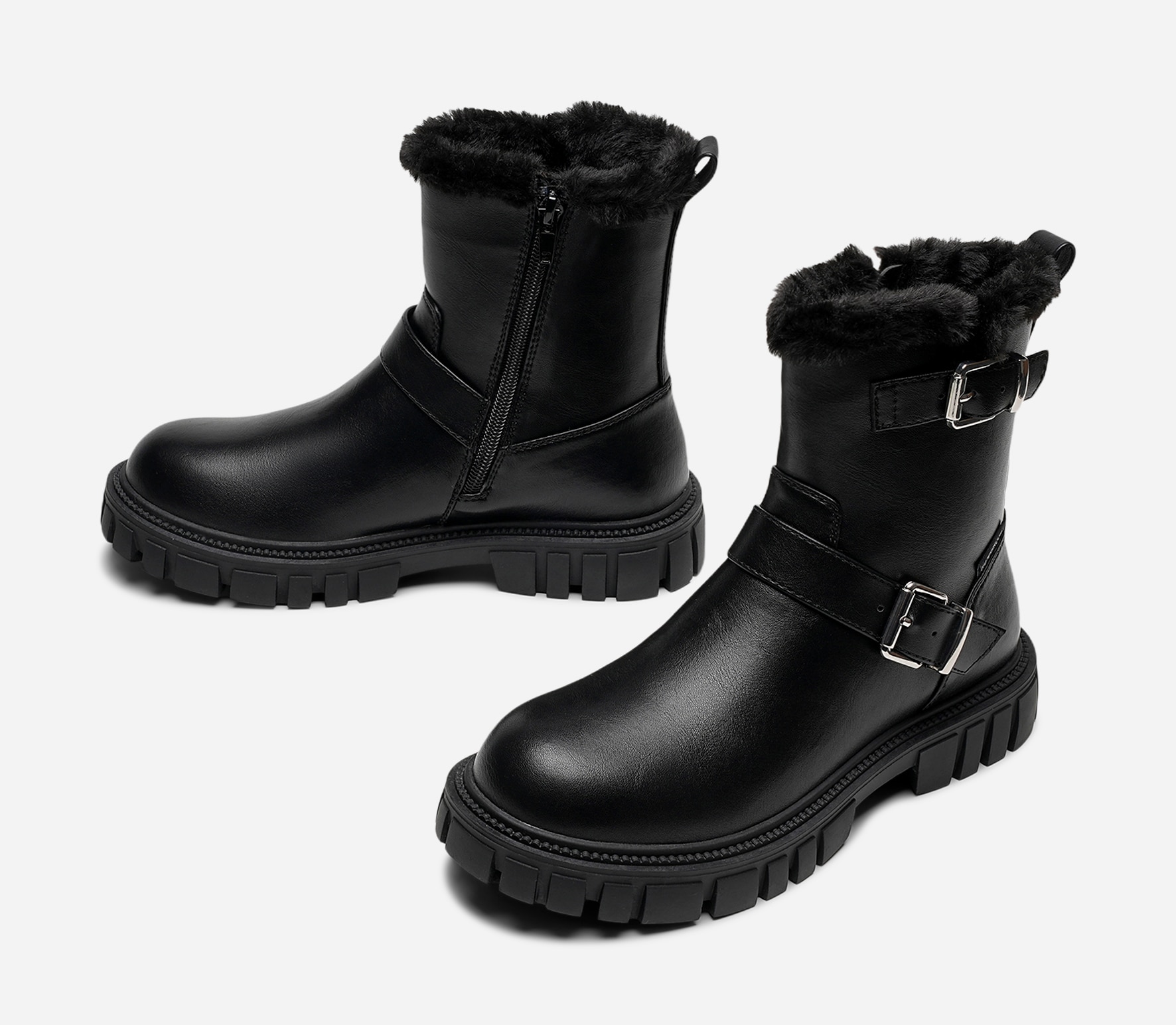 ZOEY, Varmfodrade boots, waterproof Svarta