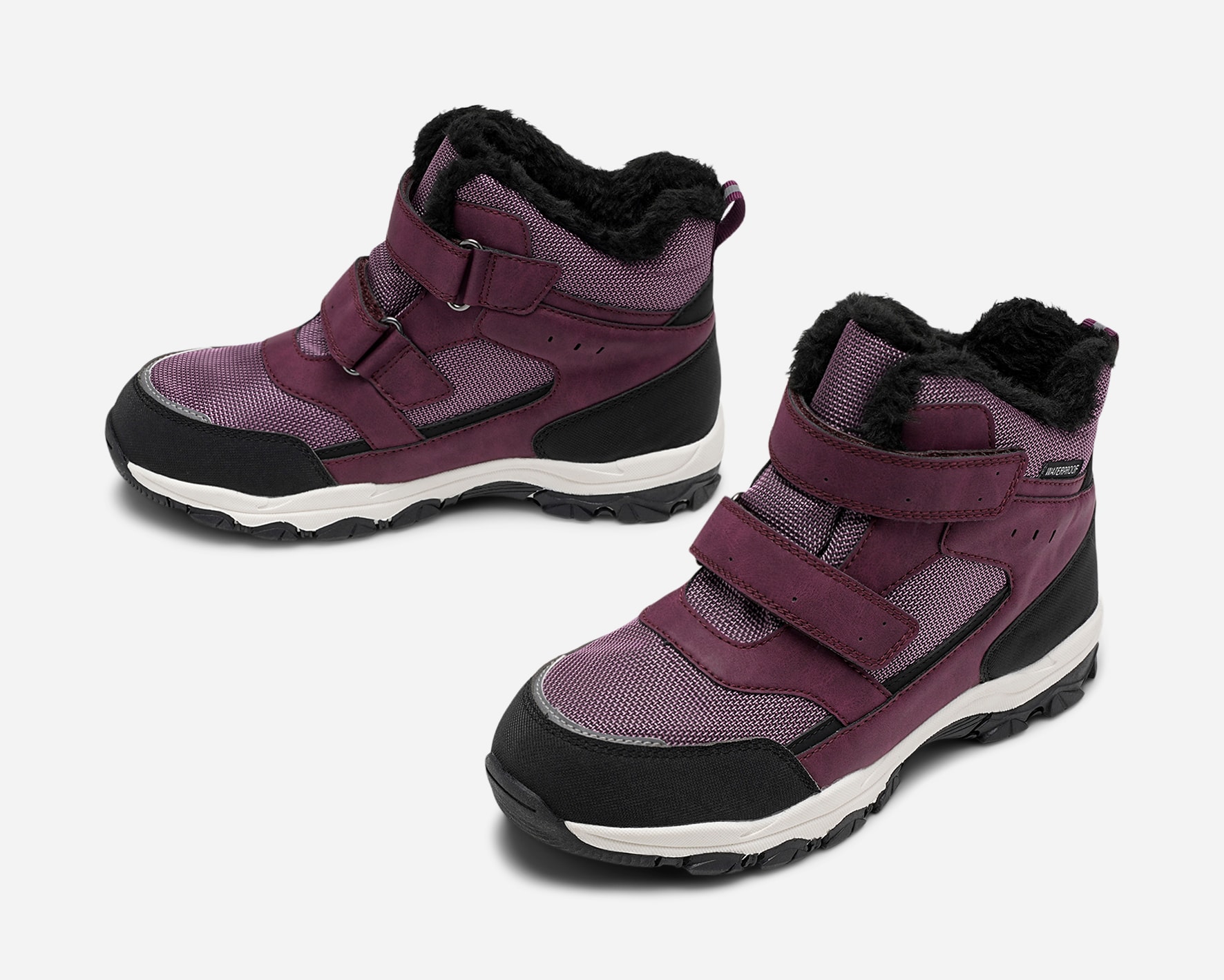 LEJON, Varmfodrade kängor waterproof Lila