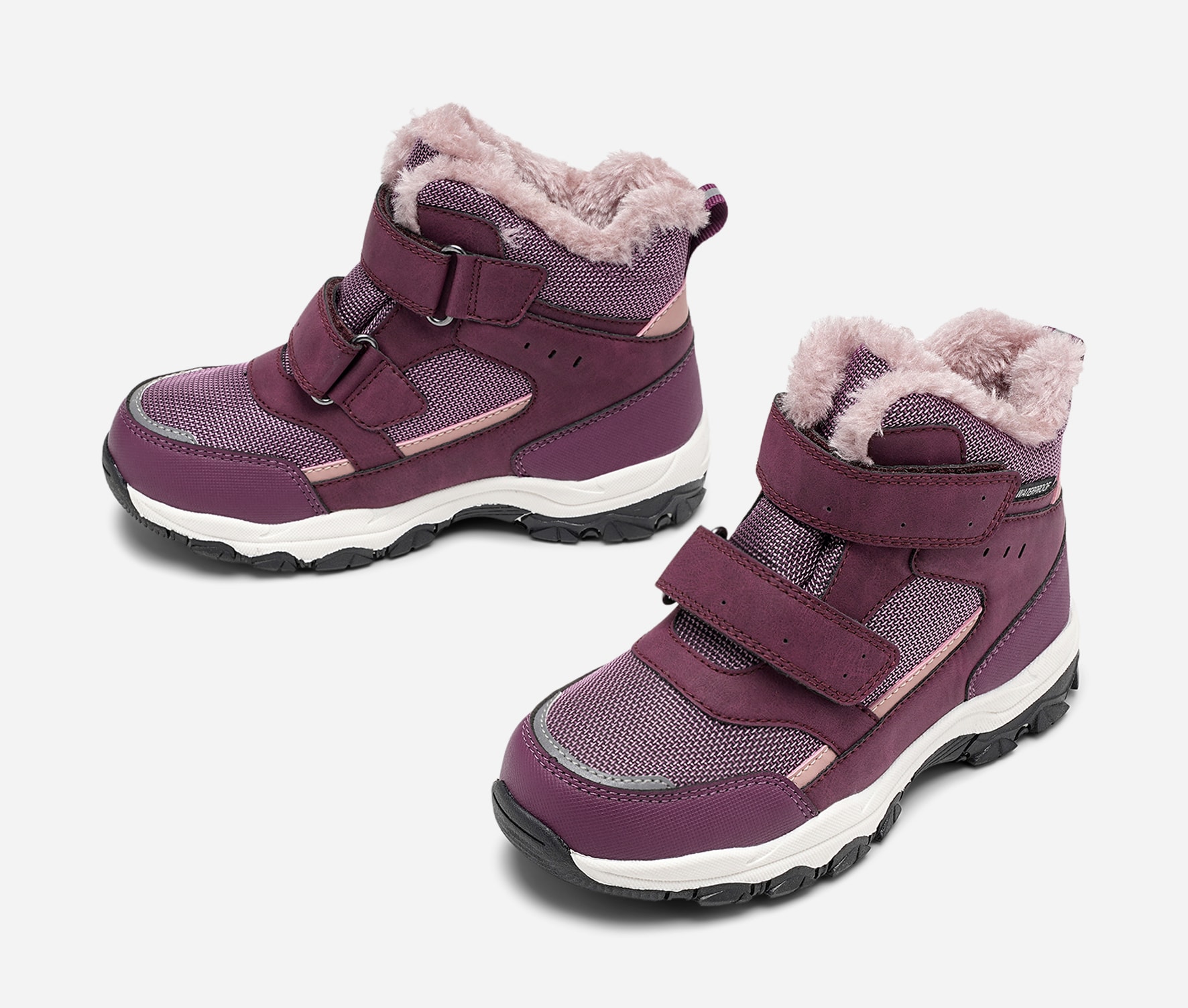 LEJON, Varmfodrade kängor waterproof Lila