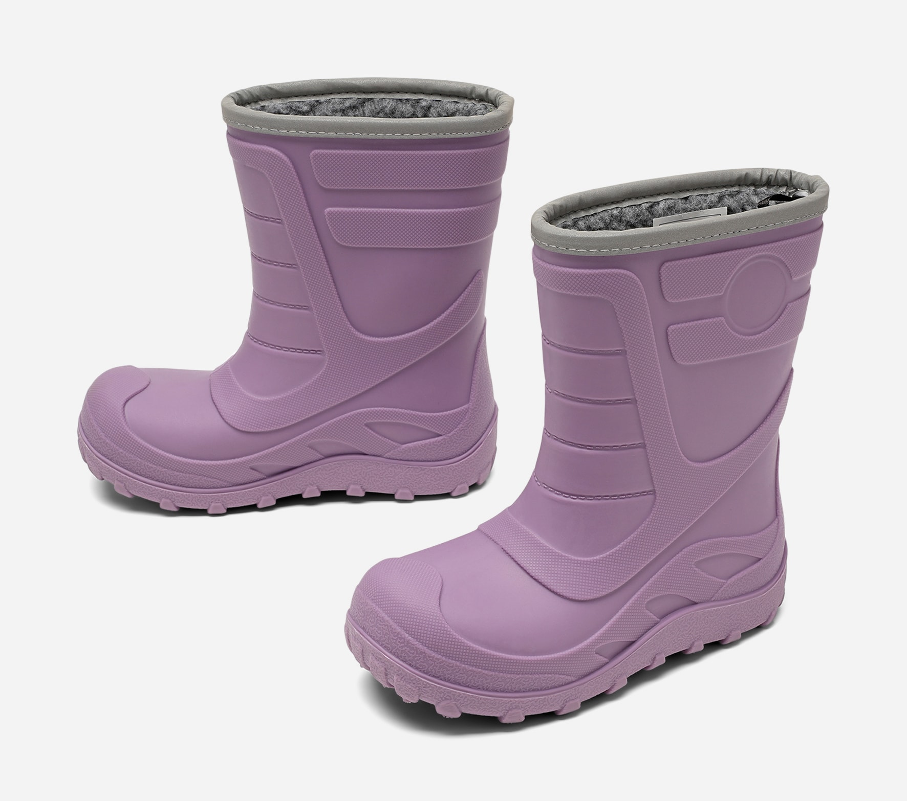 LEJON, Varmfodrade gummistövlar Rosa