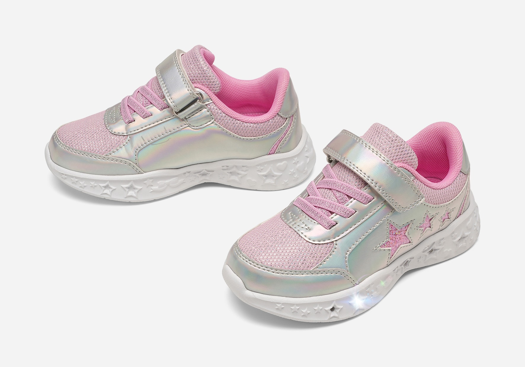 ZOEY, Blinkande sneakers Rosa