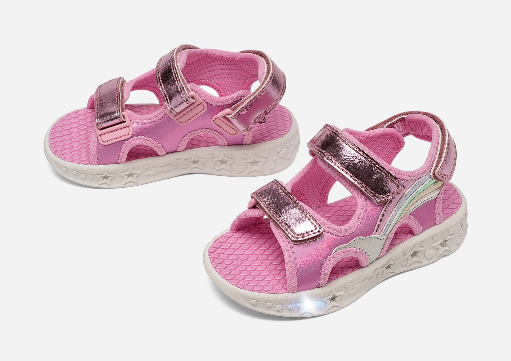 ZOEY, Blinkande sandaler Rosa