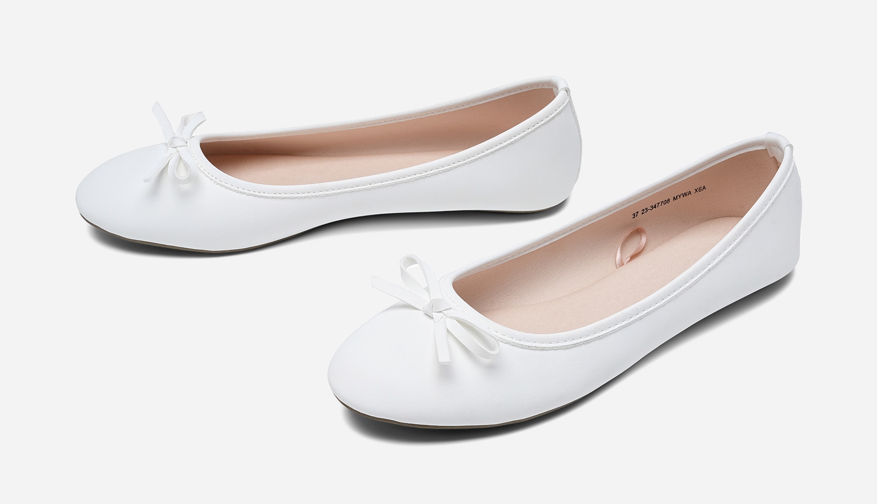 ZOEY, Ballerinaskor Vita