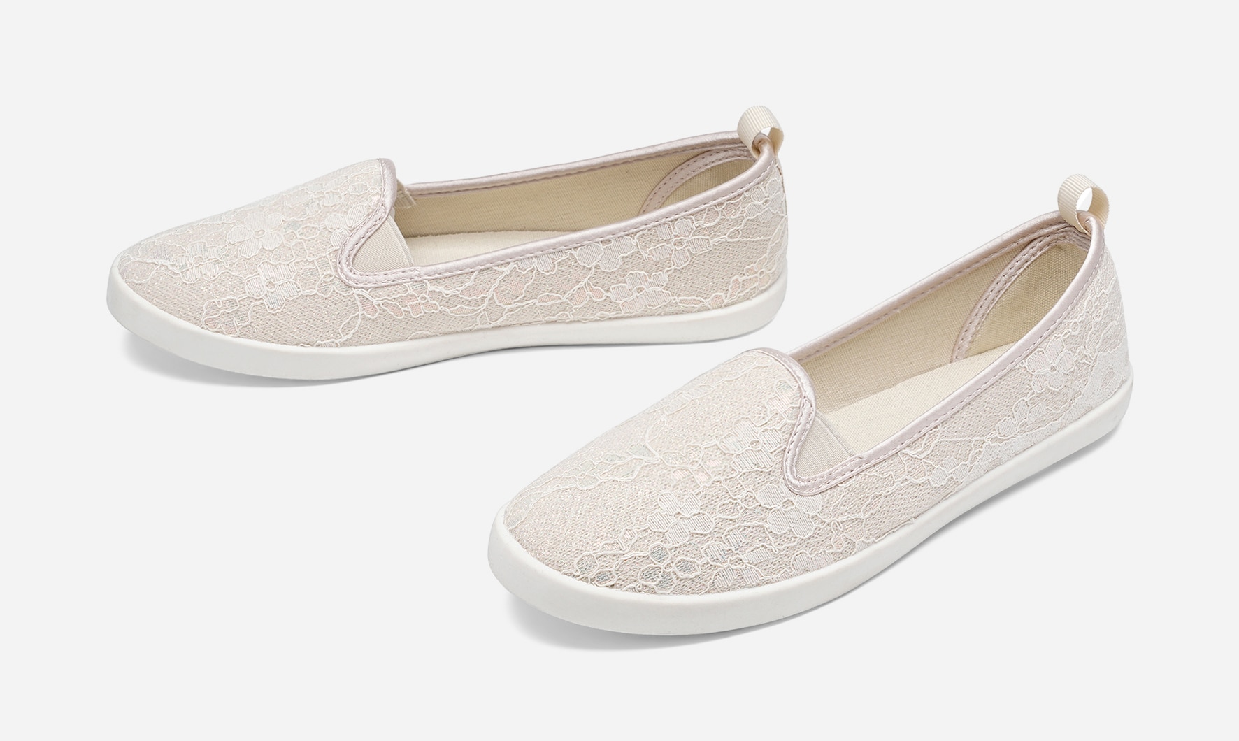 ZOEY, Ballerinaskor Vita