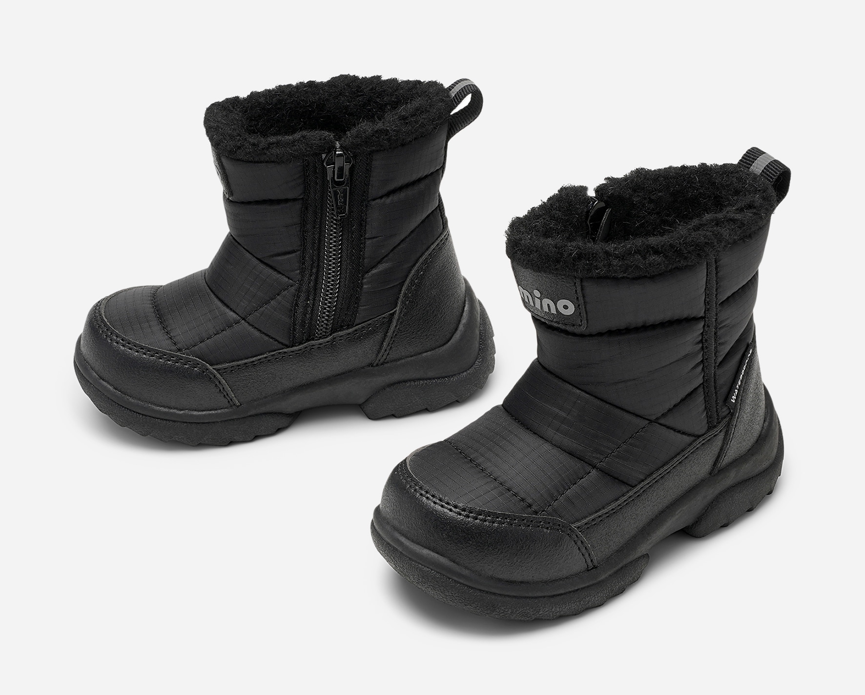 Mino, Varmfodrade kängor waterproof Svarta