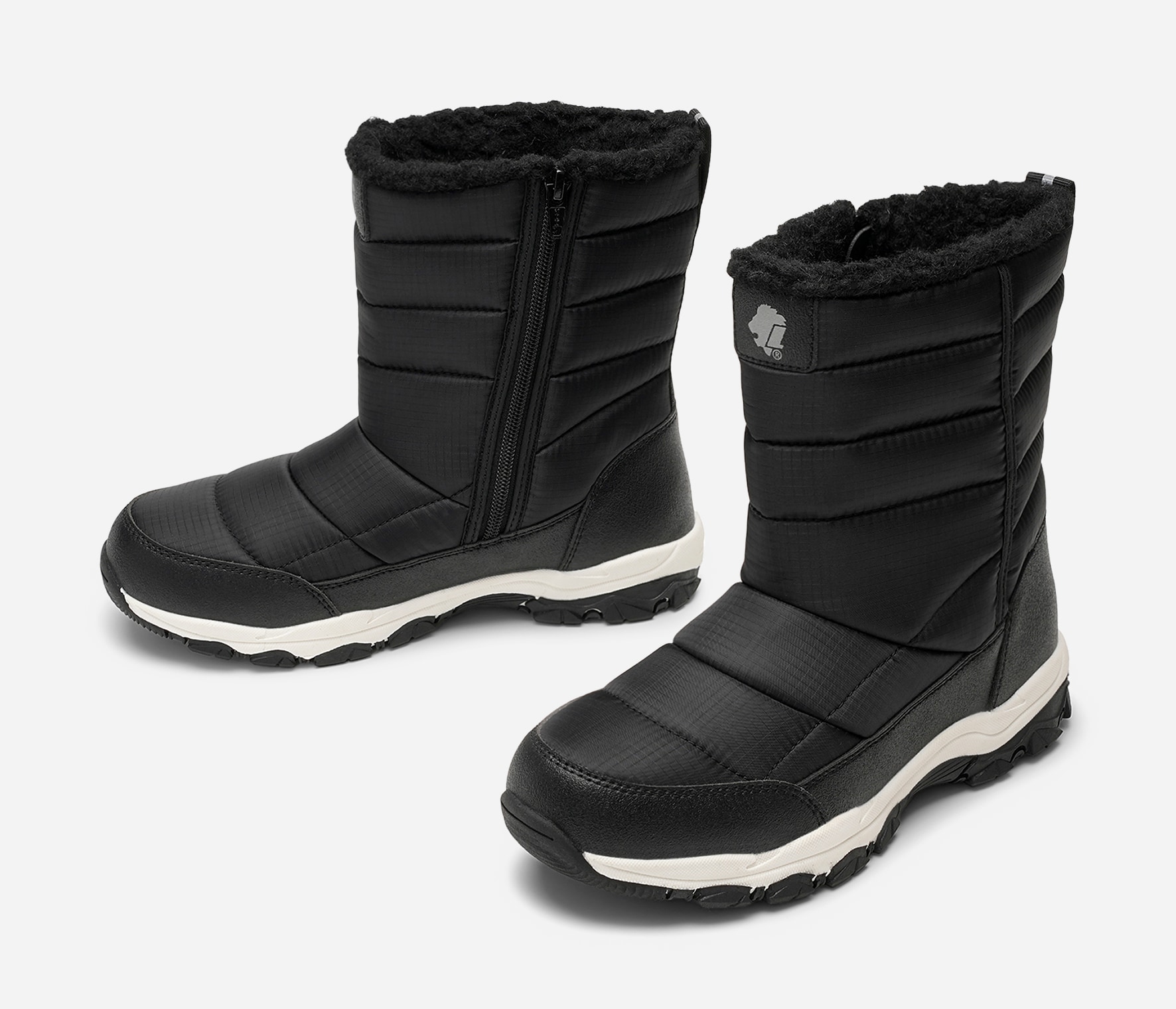 LEJON, Varmfodrade boots, waterproof Svarta