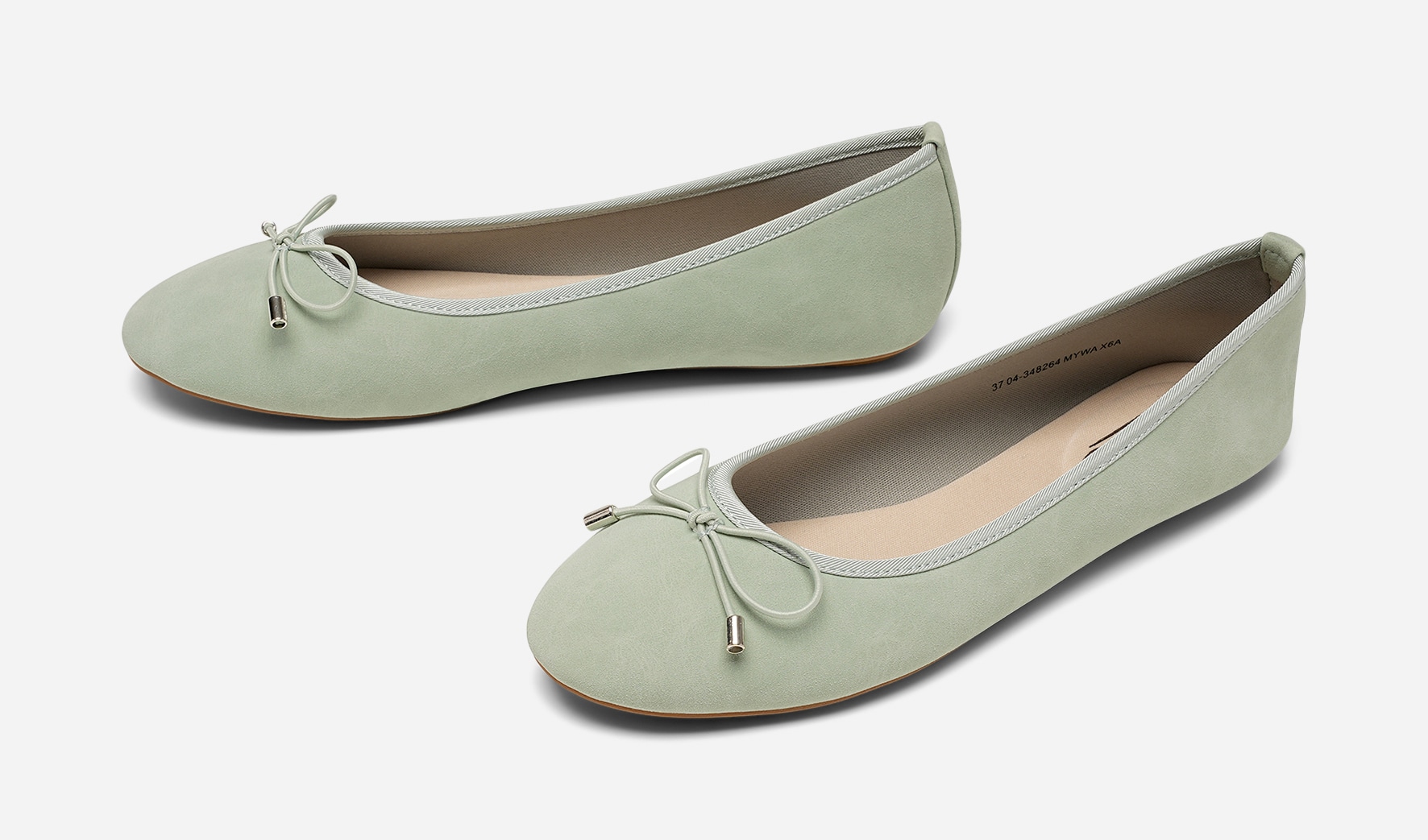 CLOU, Ballerinaskor Gröna