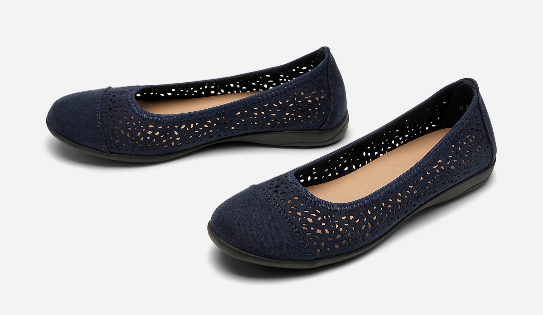 CLOU COMFORT, Ballerinaskor Blåa