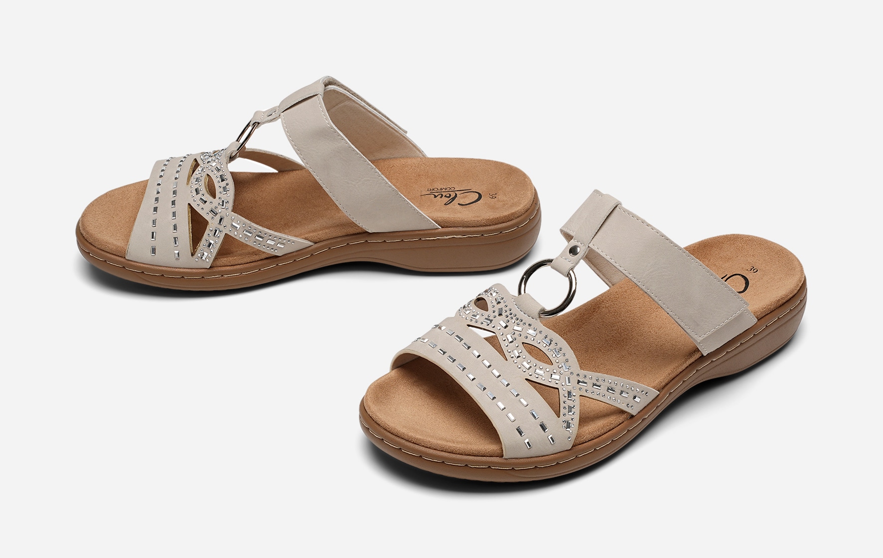 CLOU COMFORT, Sandaler Beigea