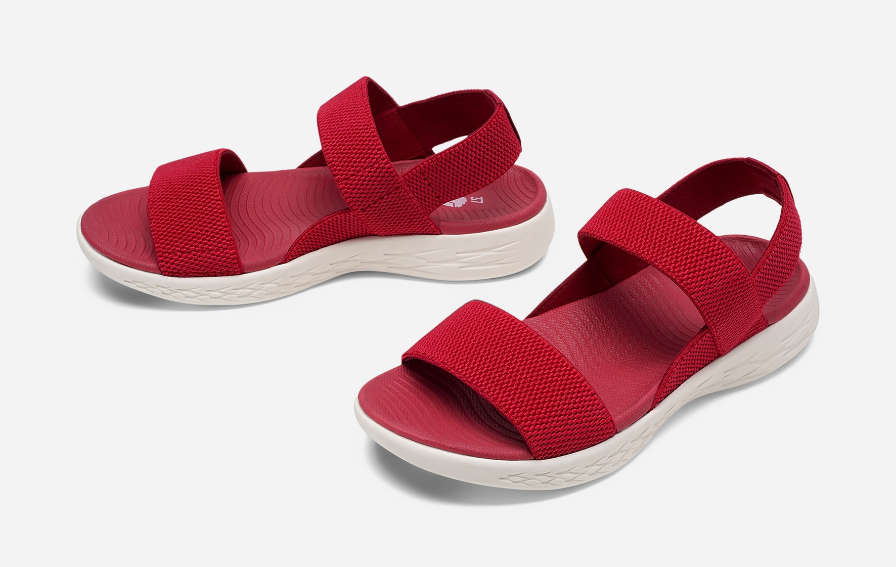 LEJON, Sandaler med remmar Röda