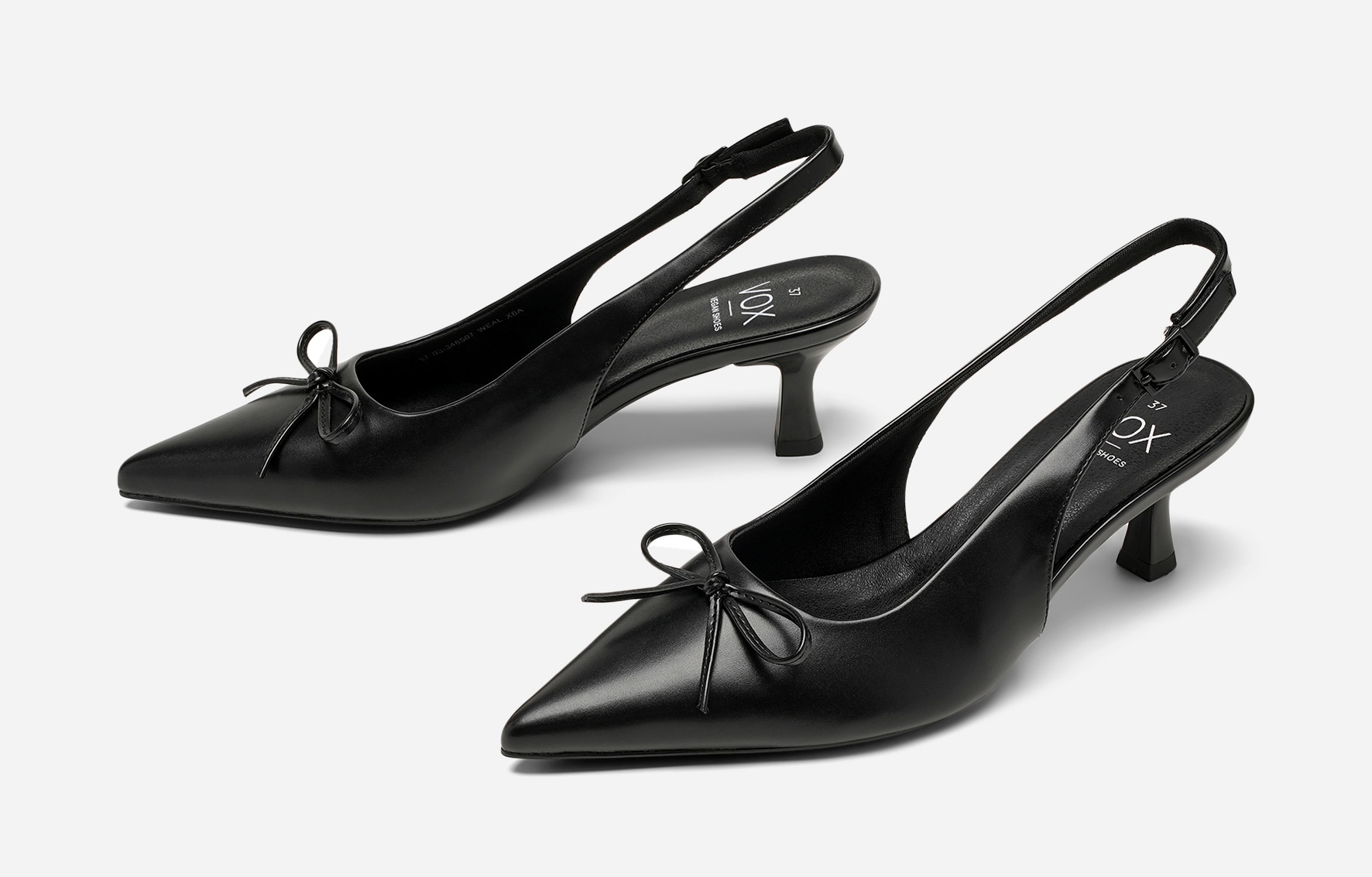 VOX, Pumps med slingback Svarta