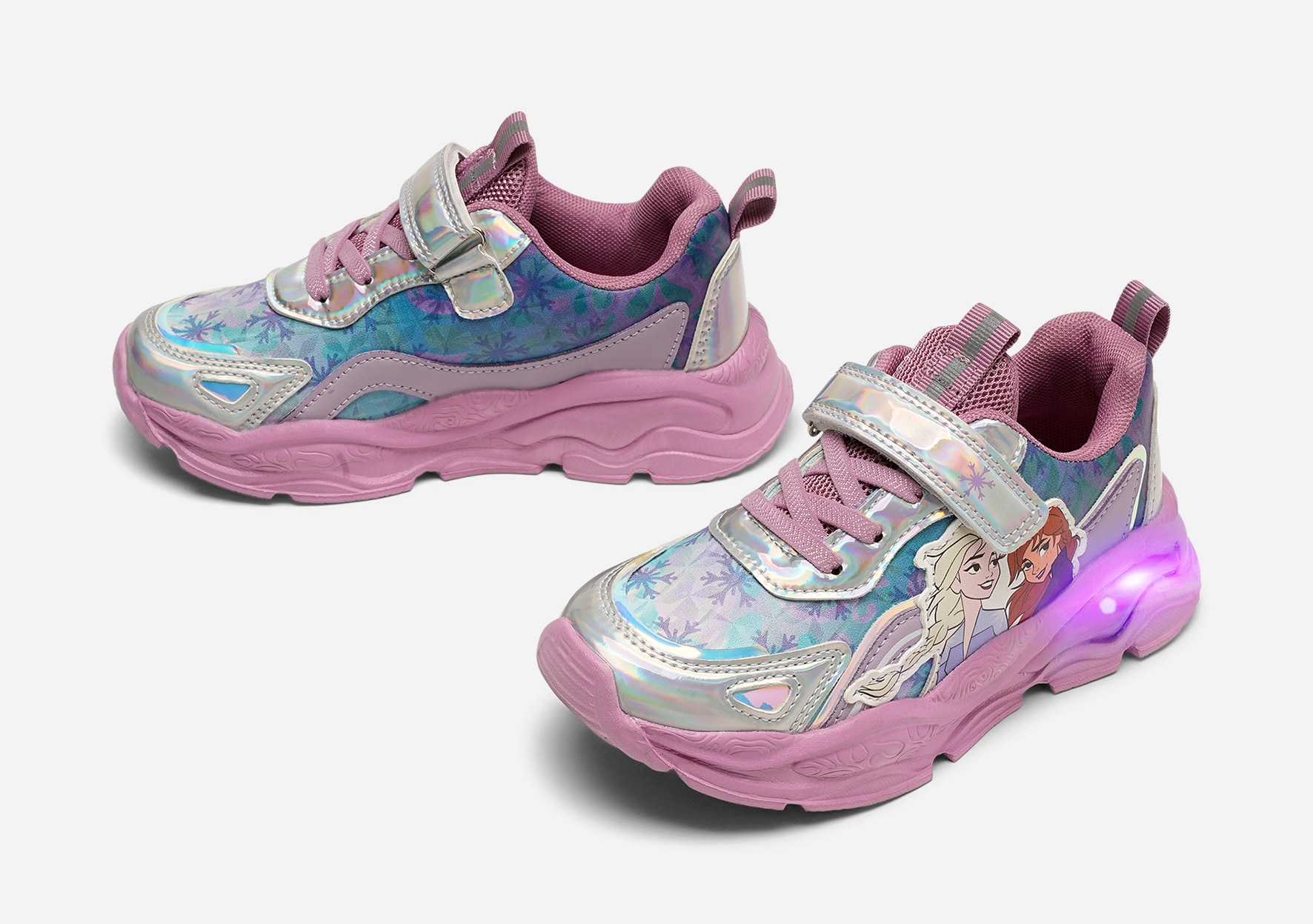 FROZEN, Blinkande sneakers Lila