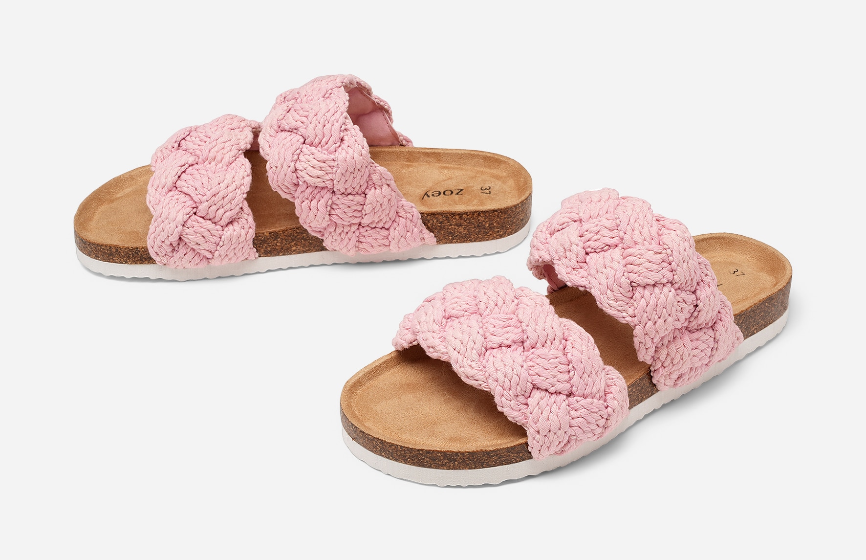 ZOEY, Sandaler med remmar Rosa