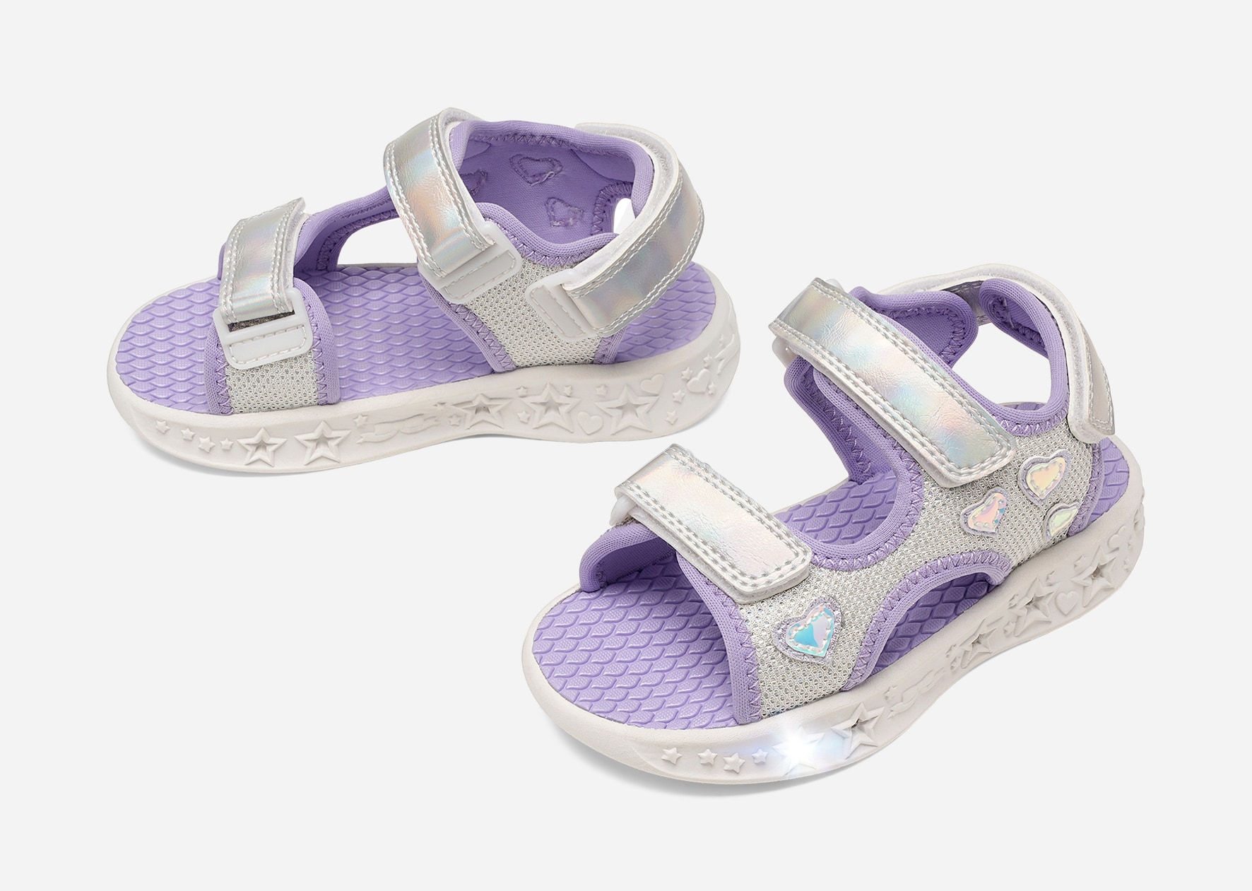 ZOEY, Blinkande sandaler Lila