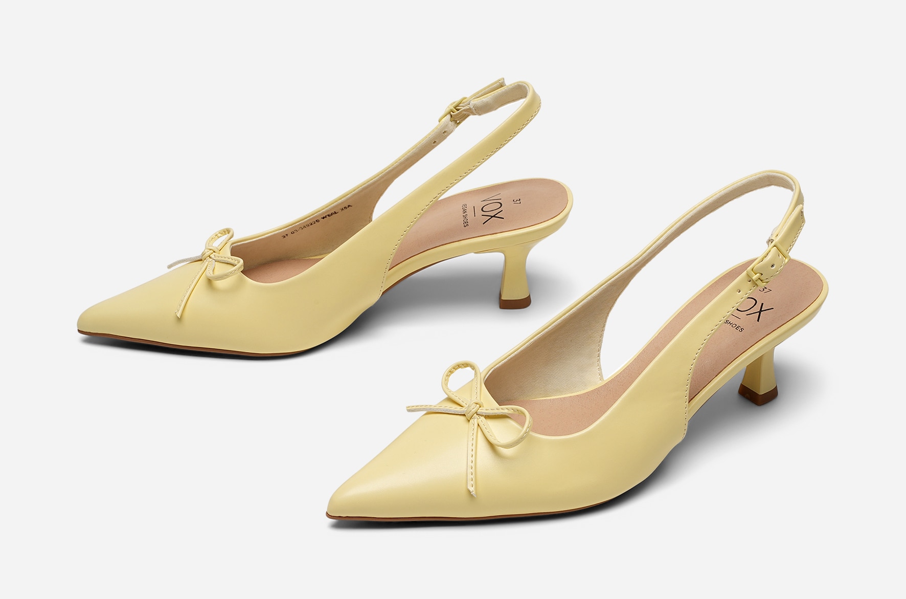 VOX, Pumps med slingback Gula