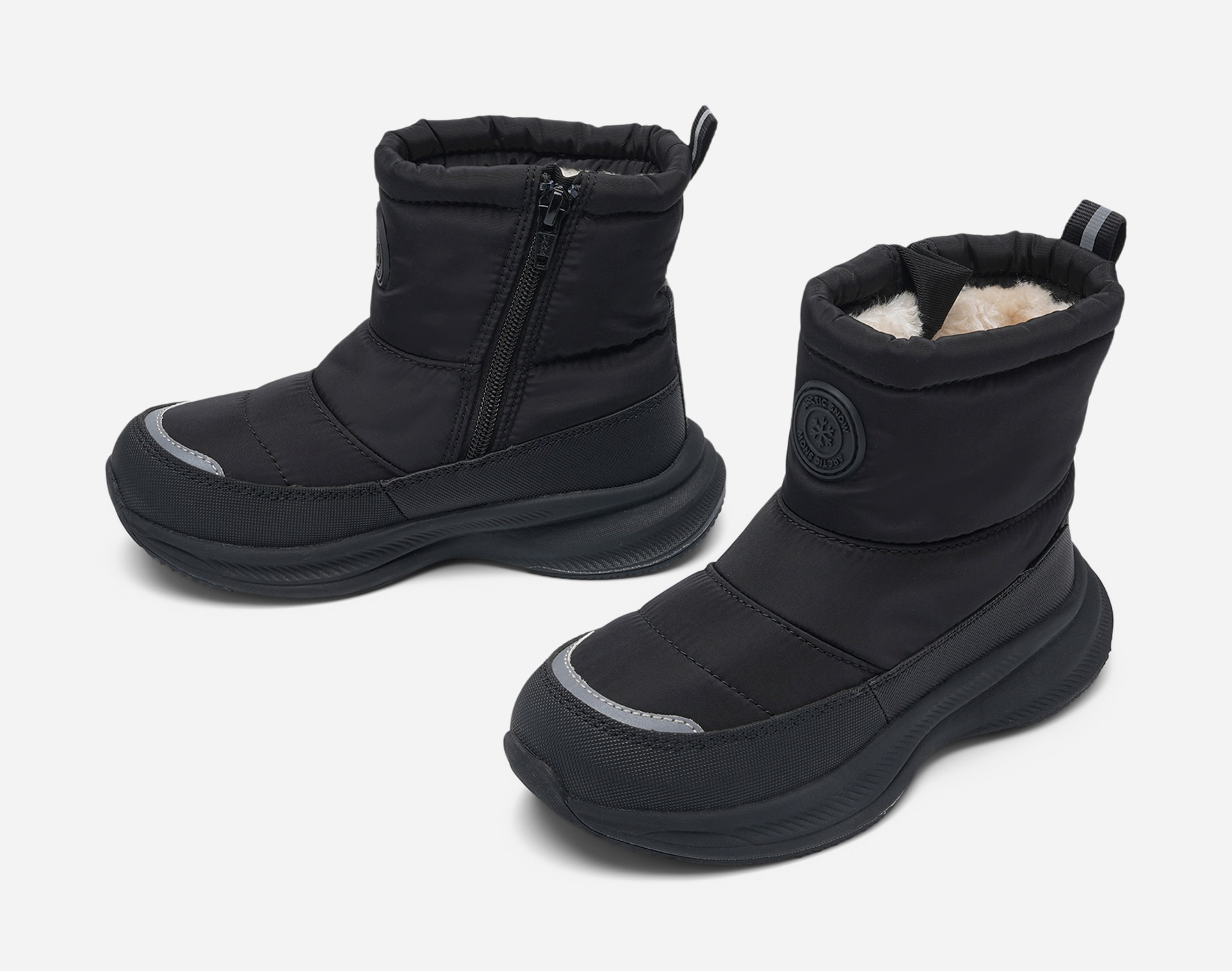 LEJON, Varmfodrade kängor waterproof Svarta