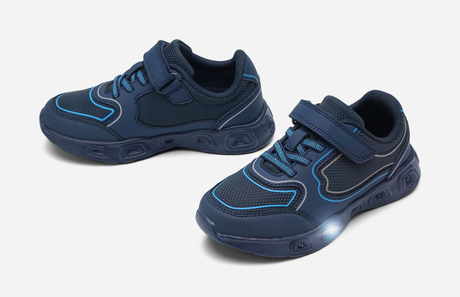 ZACK, Blinkande sneakers Blåa