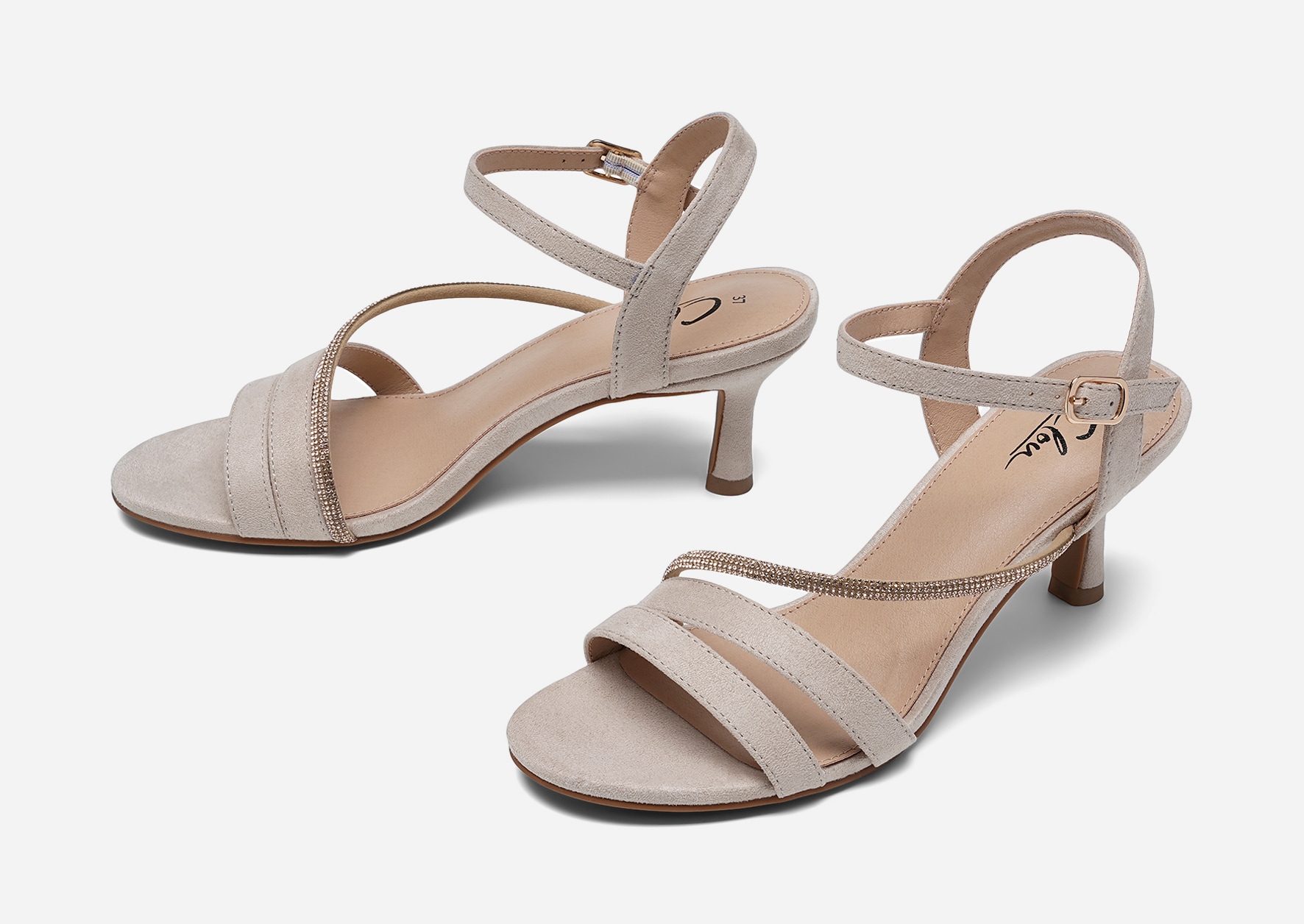 CLOU, Sandaletter Beigea