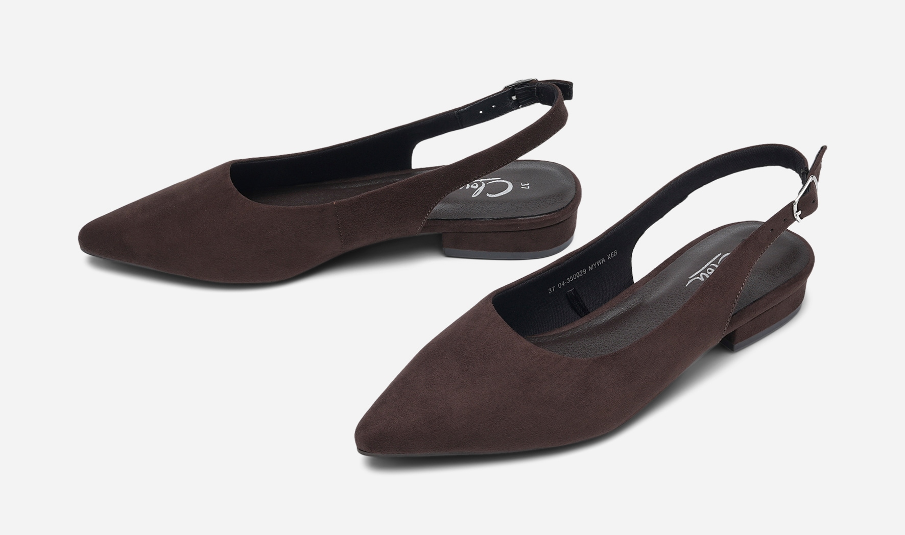 CLOU, Ballerinaskor med slingback Bruna