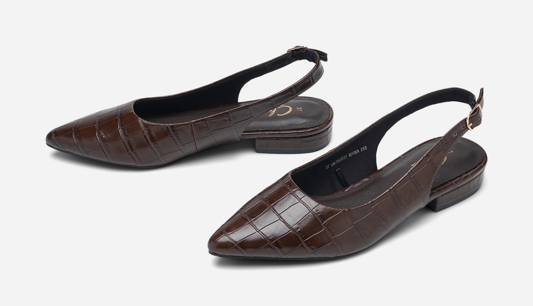 CLOU, Ballerinaskor med slingback Bruna