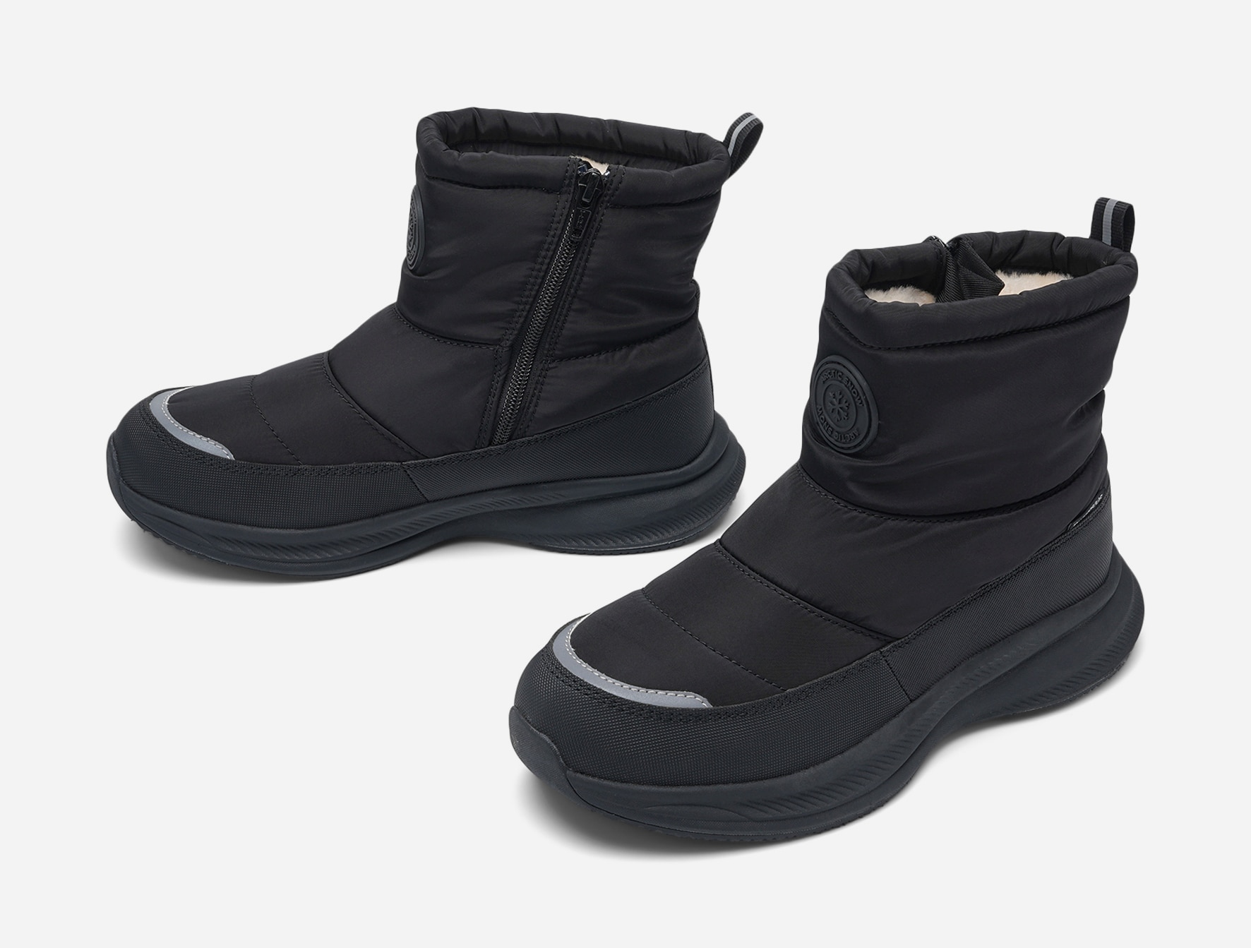 LEJON, Varmfodrade kängor waterproof Svarta