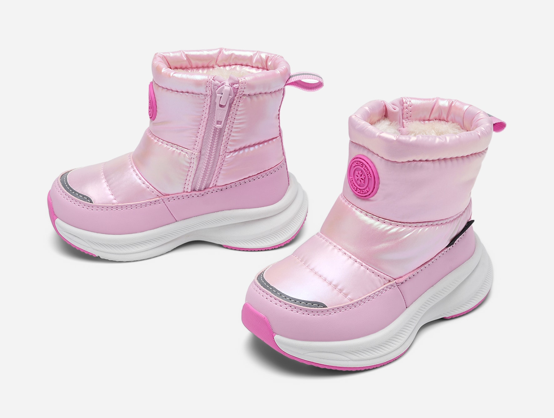 LEJON, Varmfodrade kängor waterproof Rosa